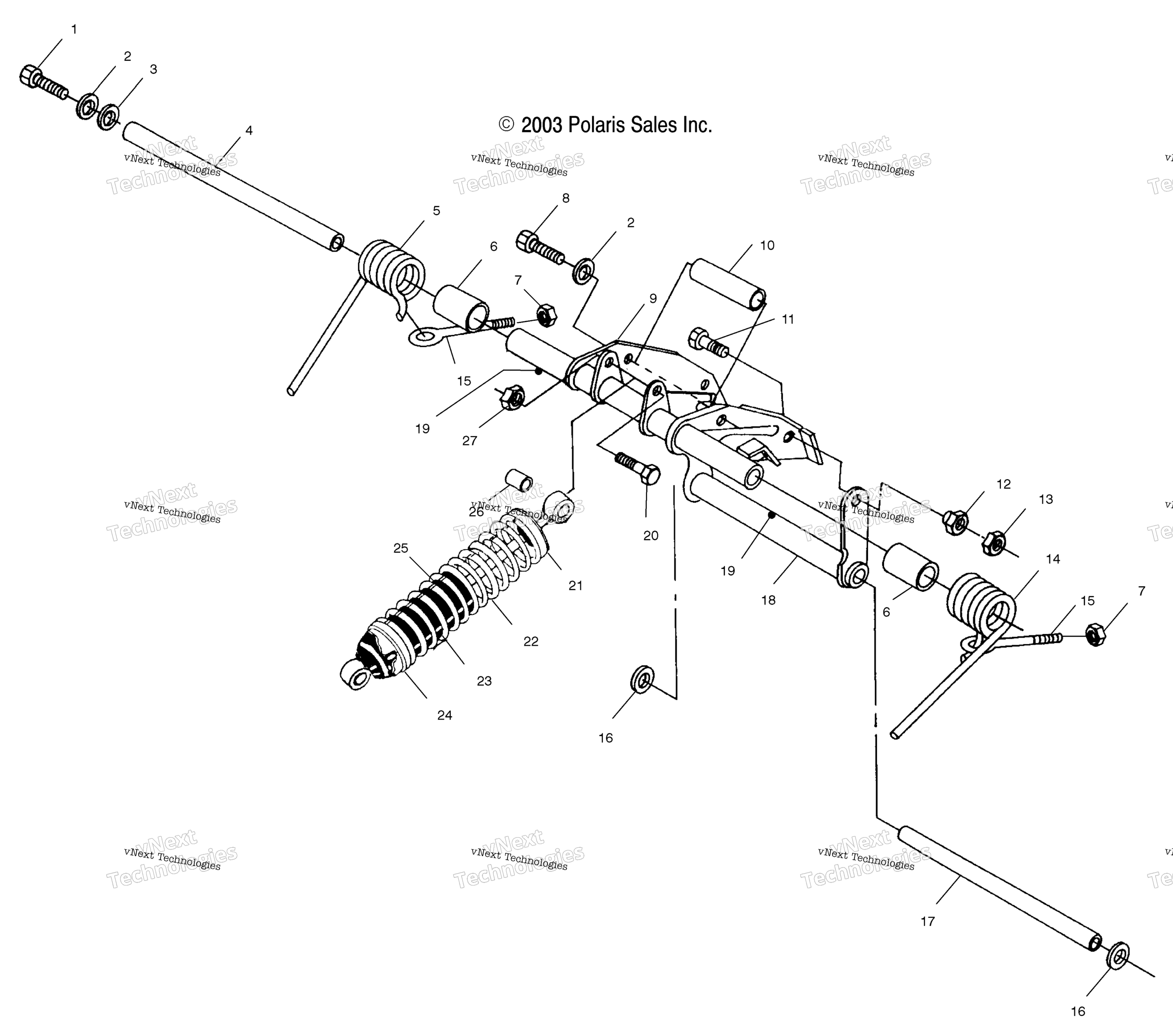 Задняя часть Torque Arm /Be