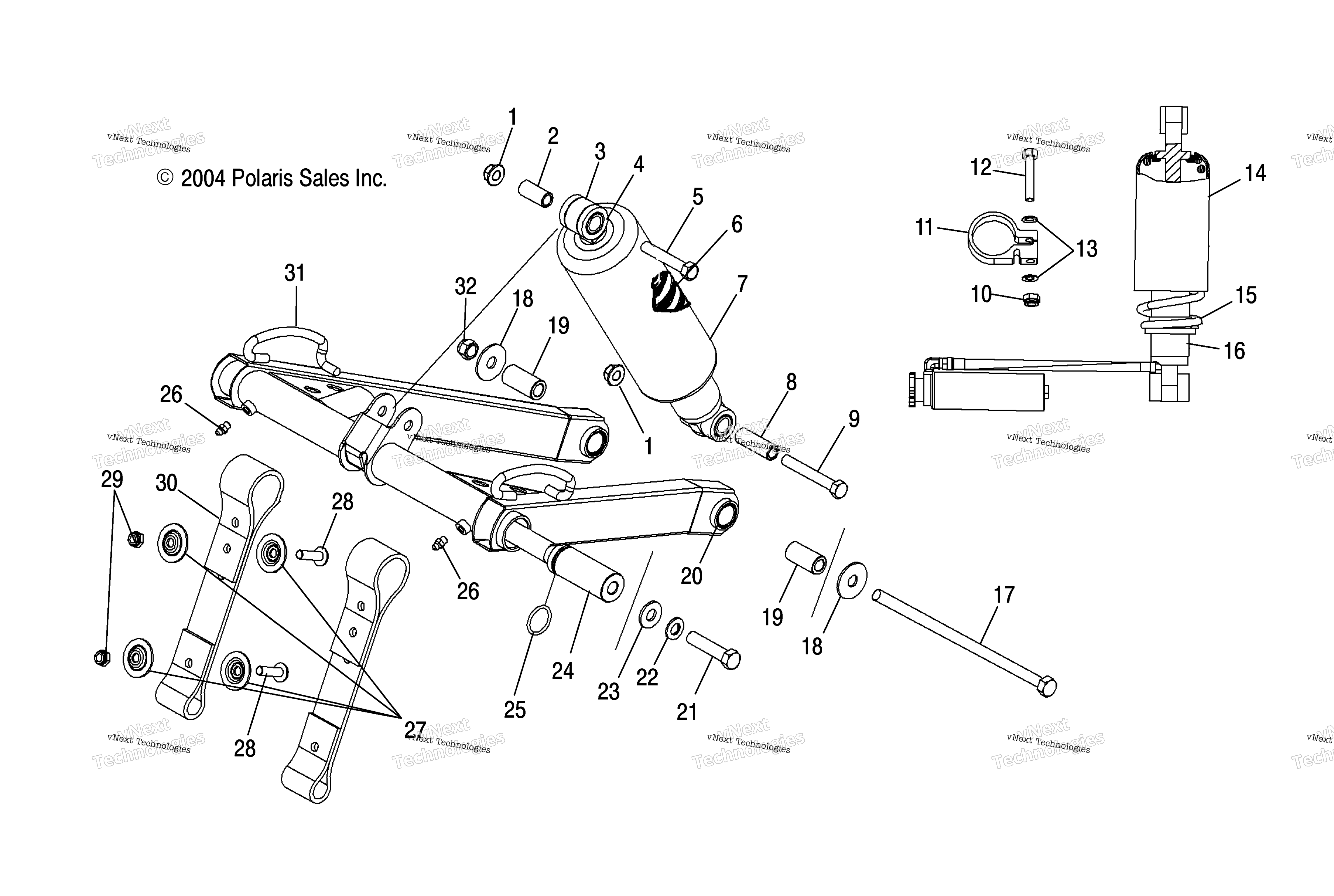 Передняя часть Torque Arm /Dsa/Dsb/Dsc