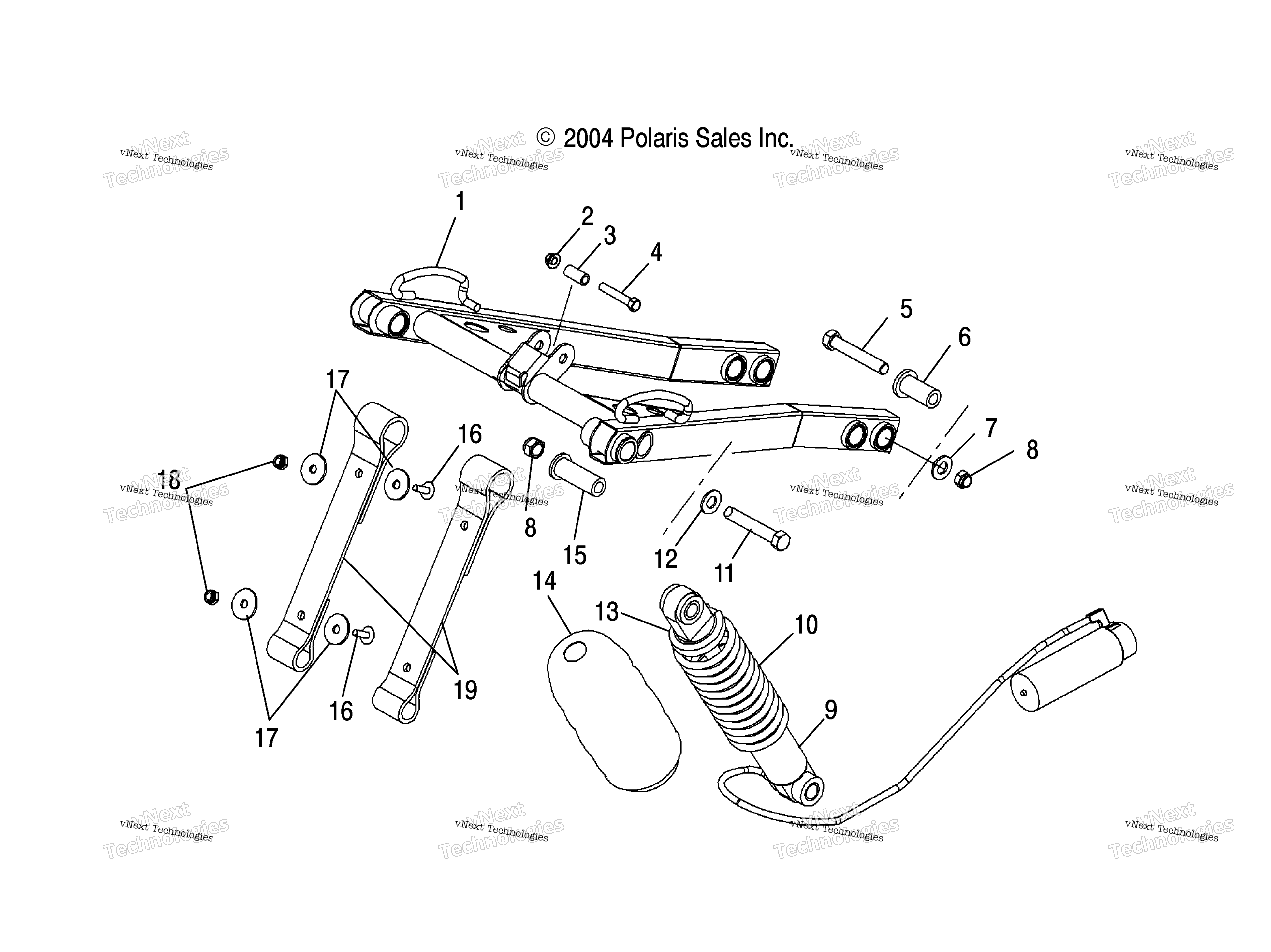 Torque Arm, передний / Ce