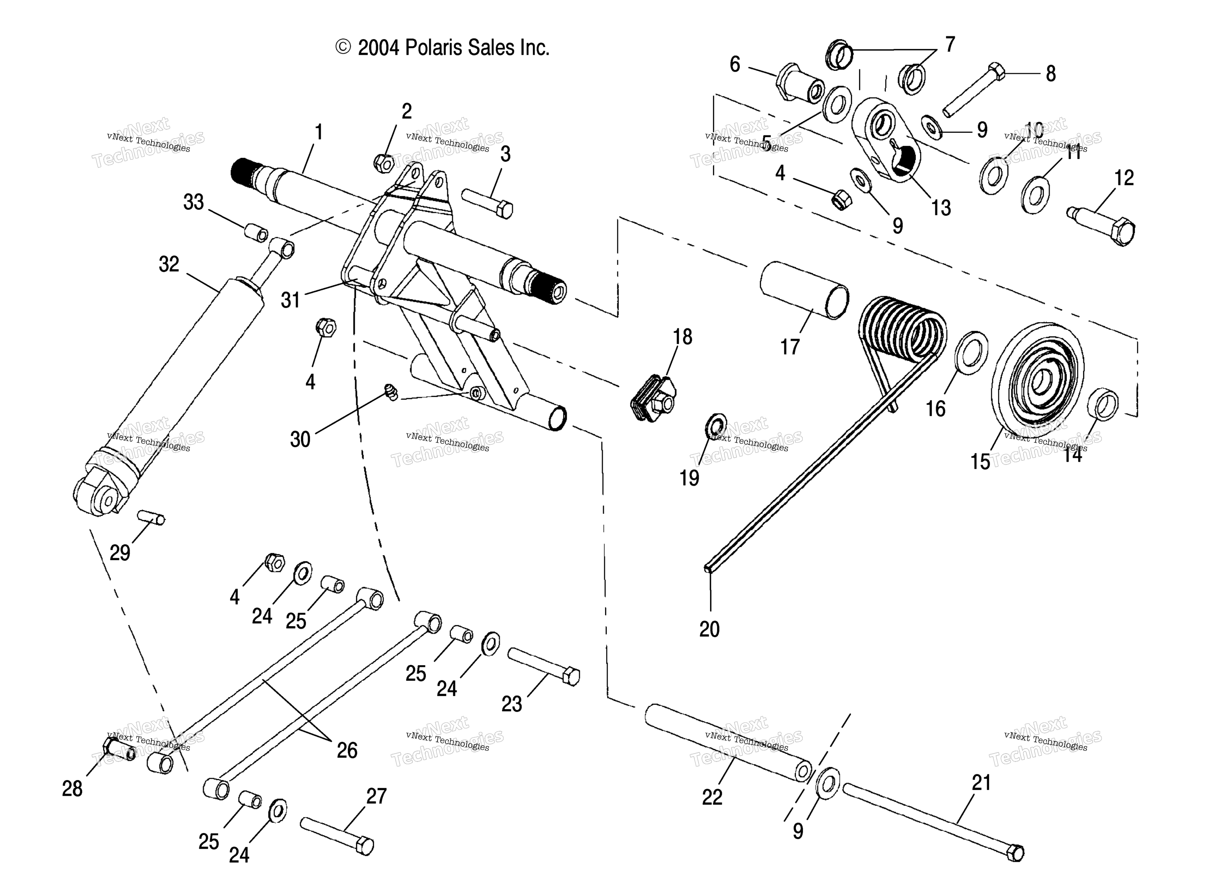 задний Torque Arm