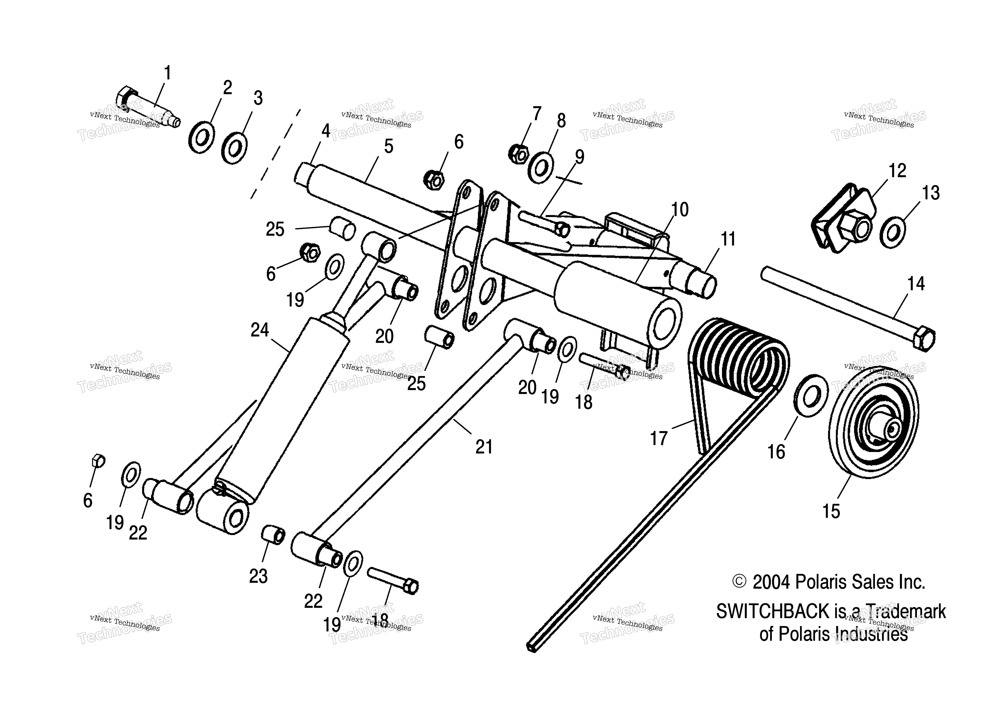 Задняя часть Torque Arm /Esa/S05ns8cs/Csa