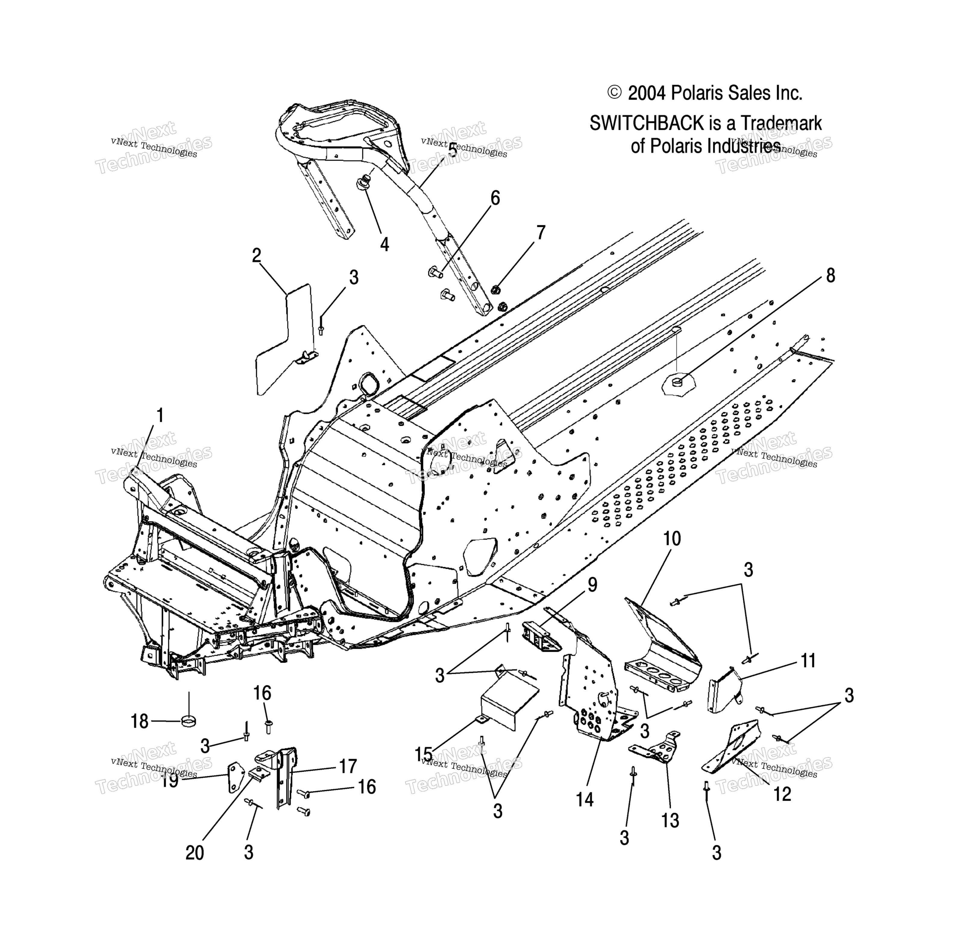 Chassis, передний