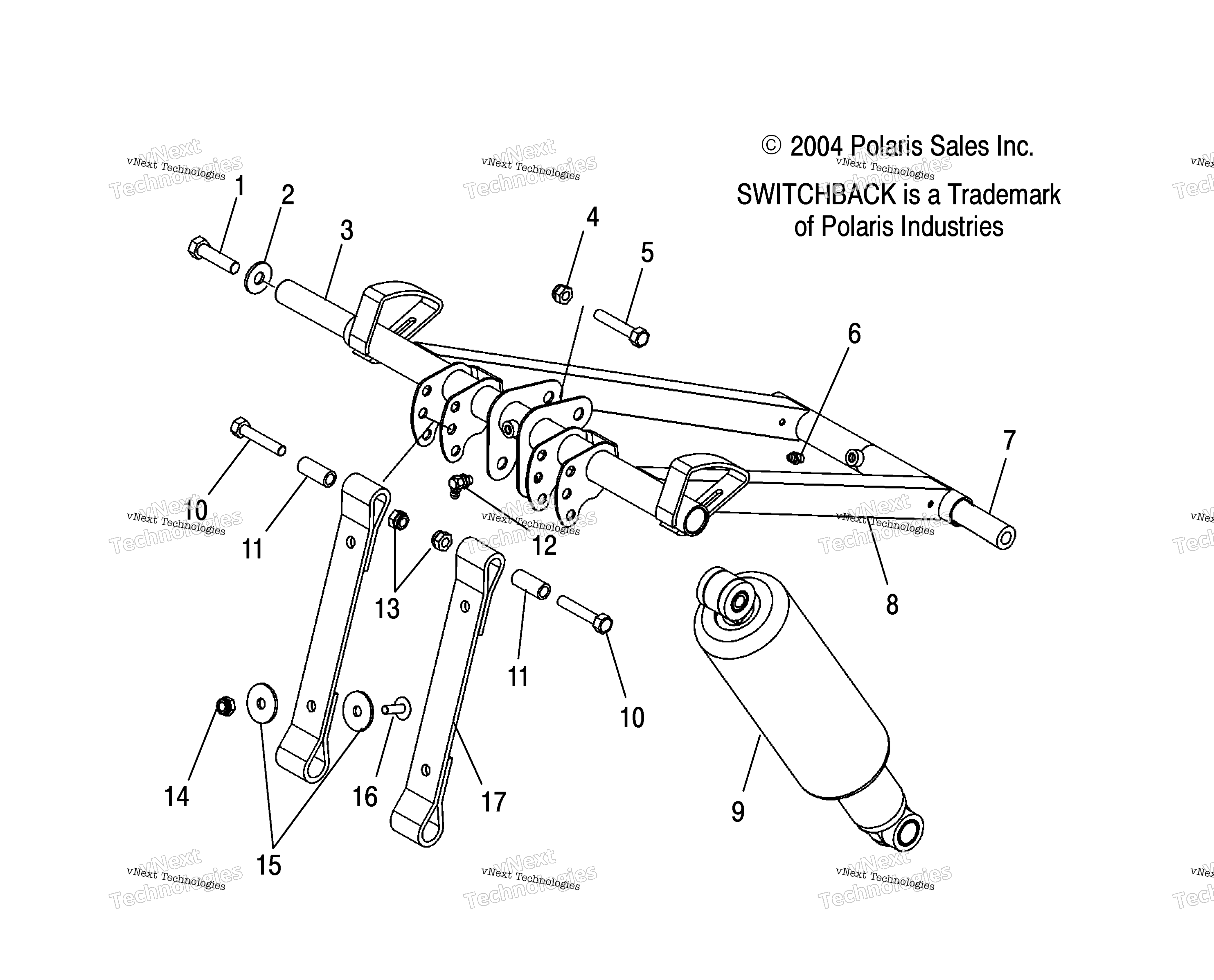 Torque Arm, передний