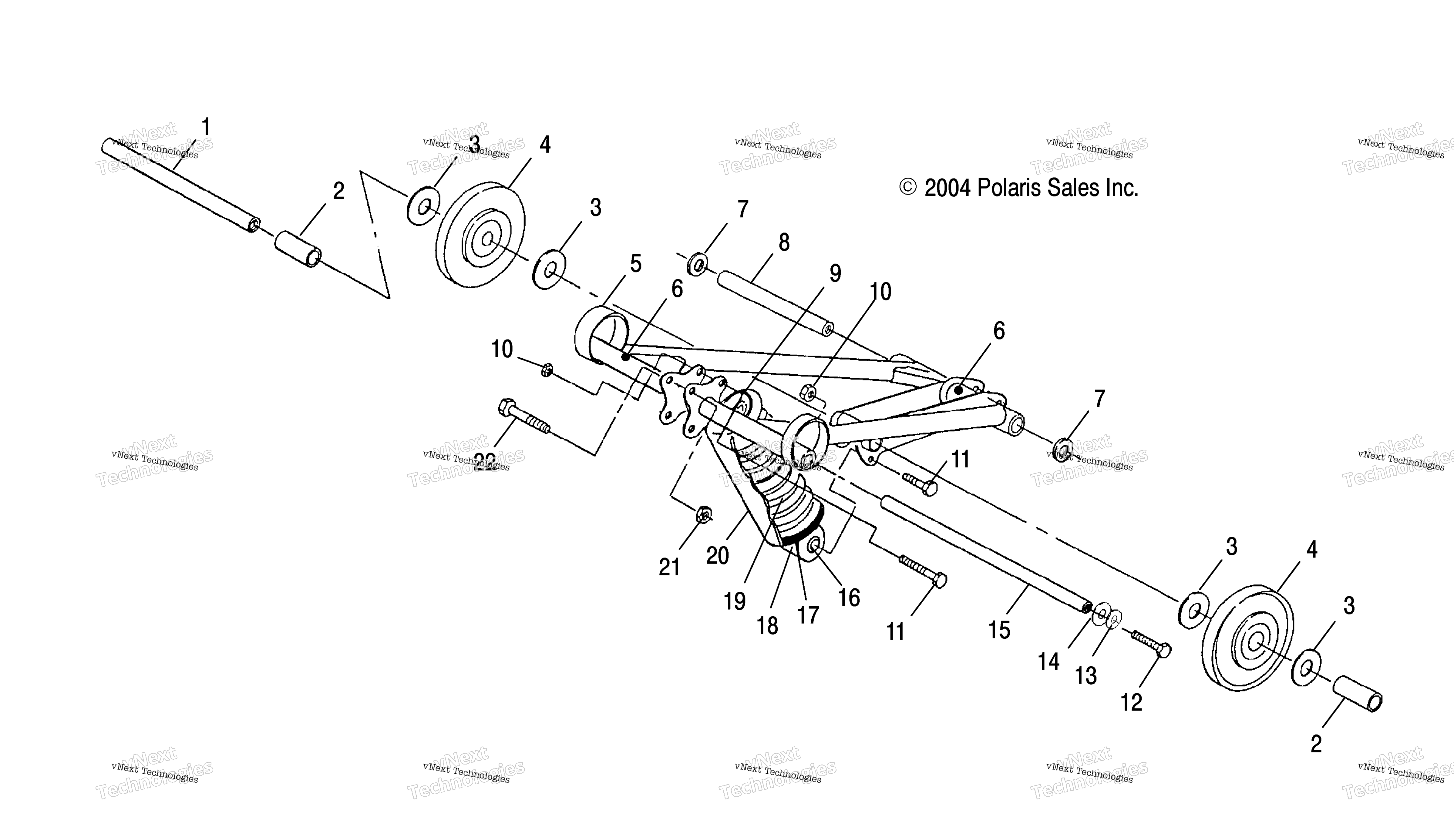 Передняя часть Torque Arm /Be