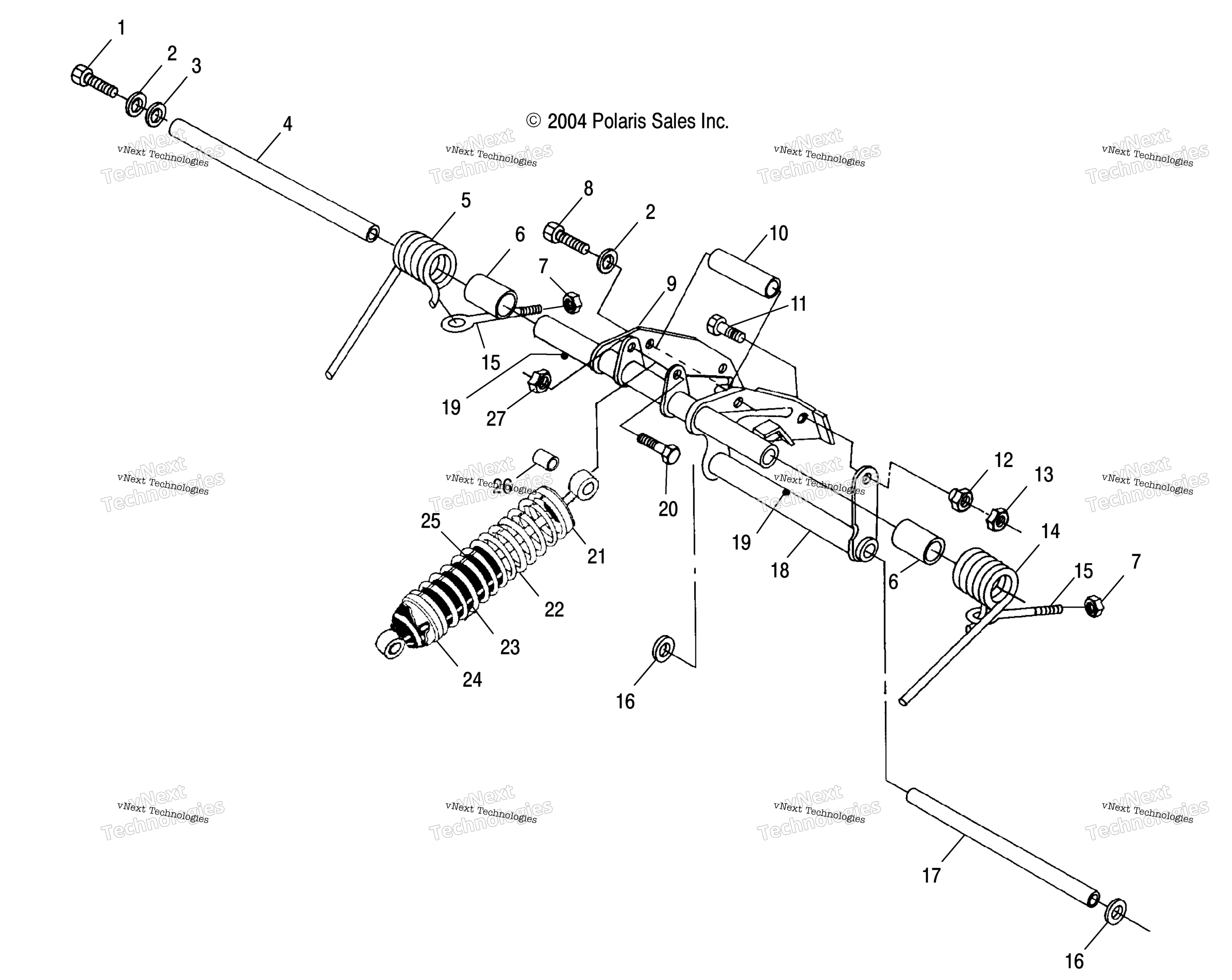 Задняя часть Torque Arm /Be