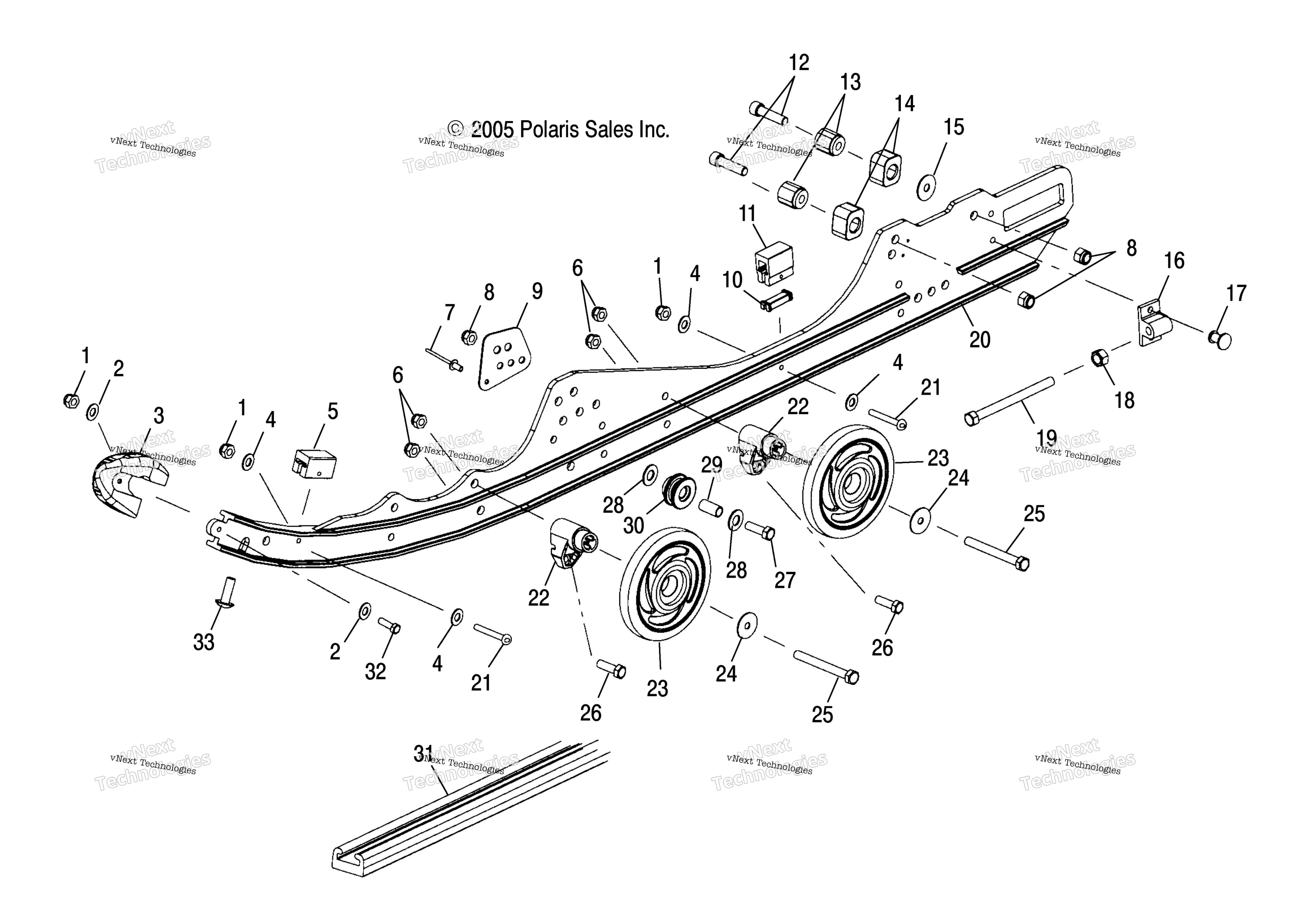Rail Mounting, подвеска