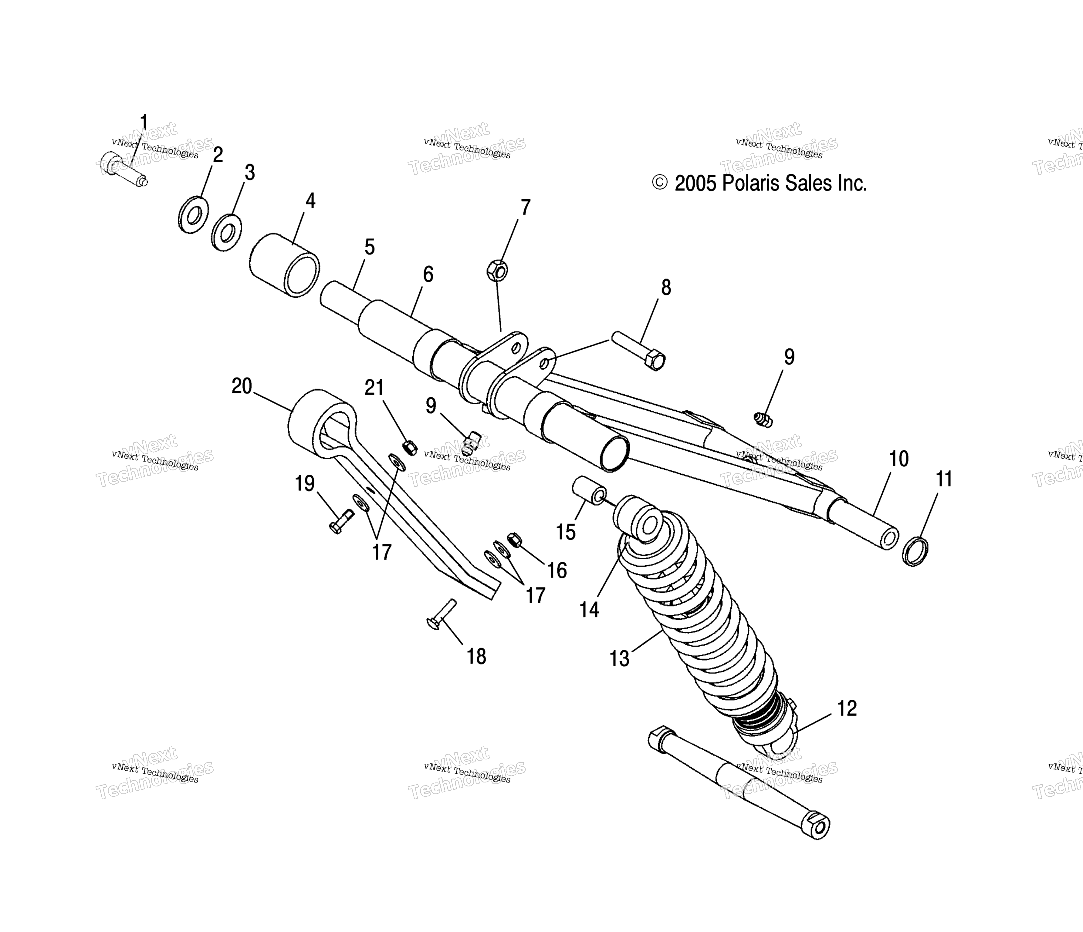 Torque Arm, передний