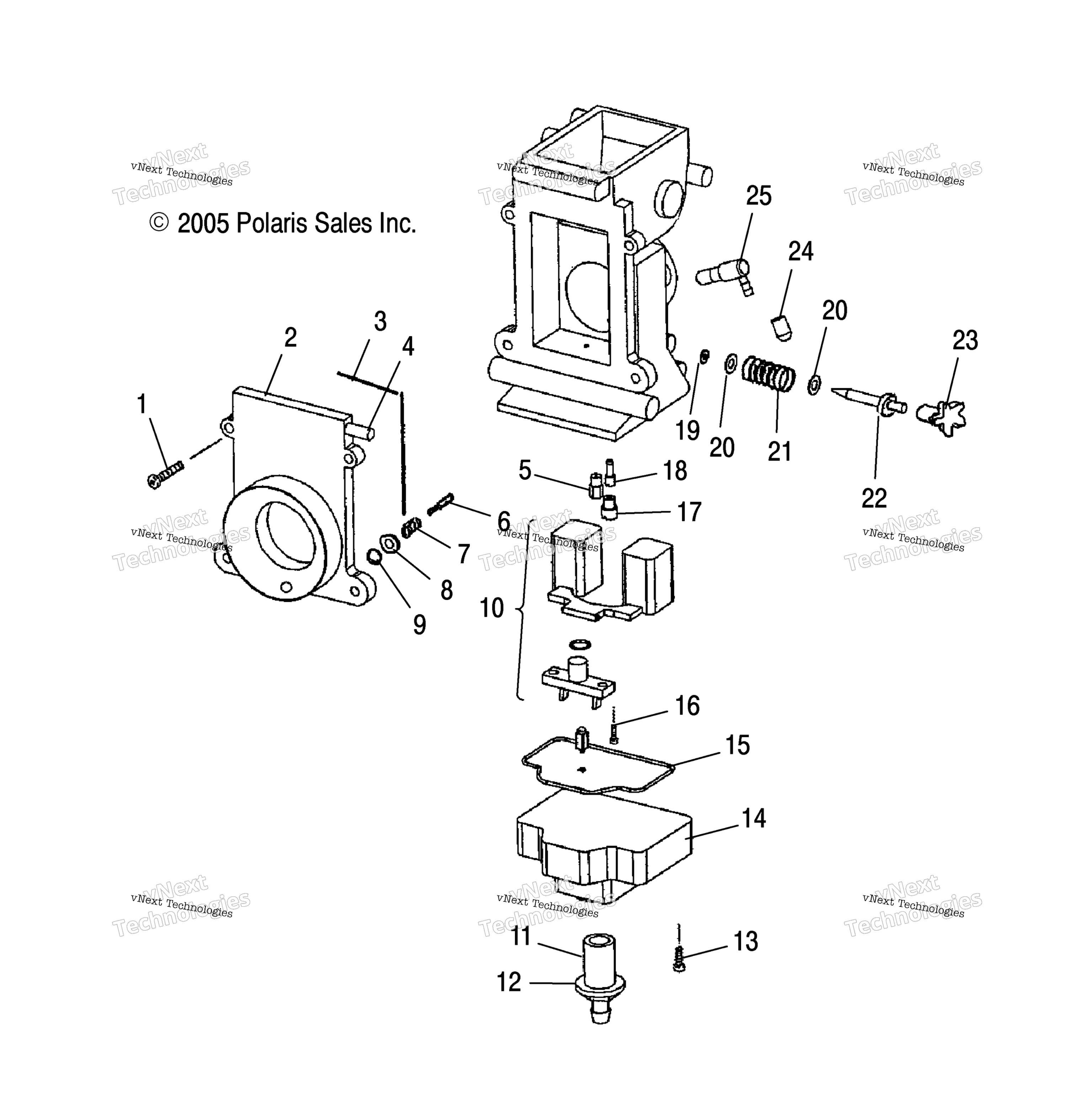 Carburetor, нижний