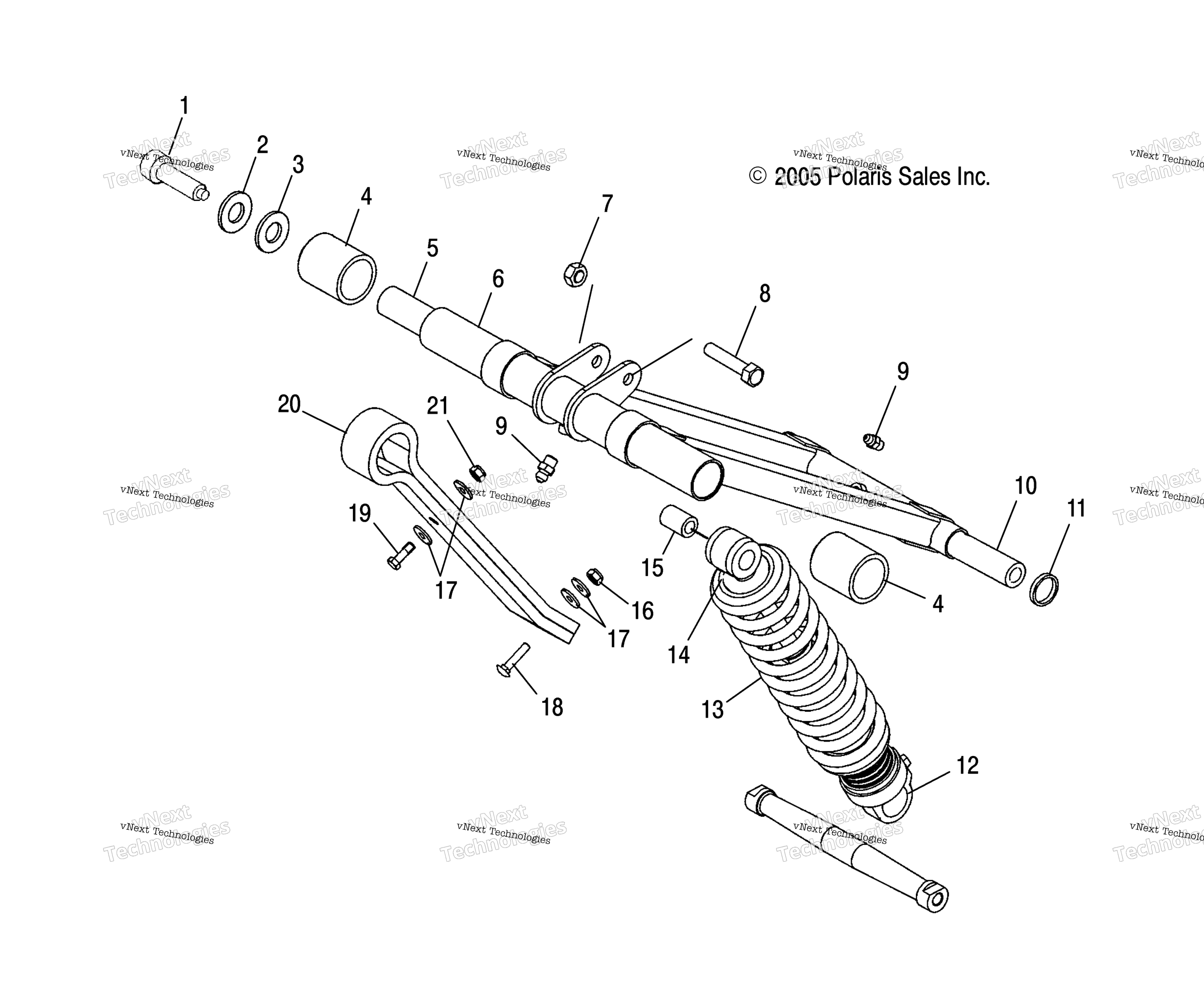 Torque Arm, передний