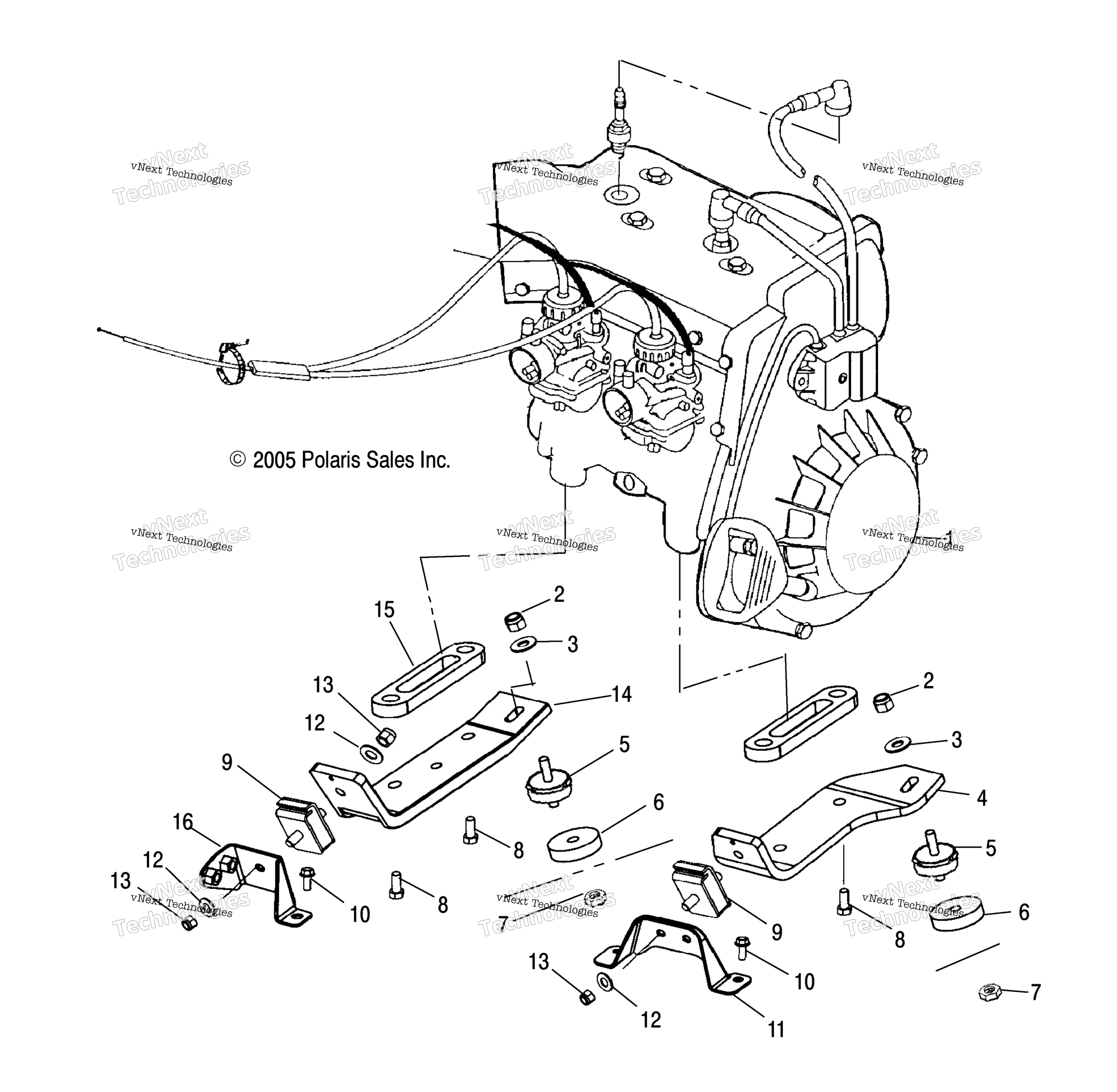 Двигатель Mounting /Nt5bsa
