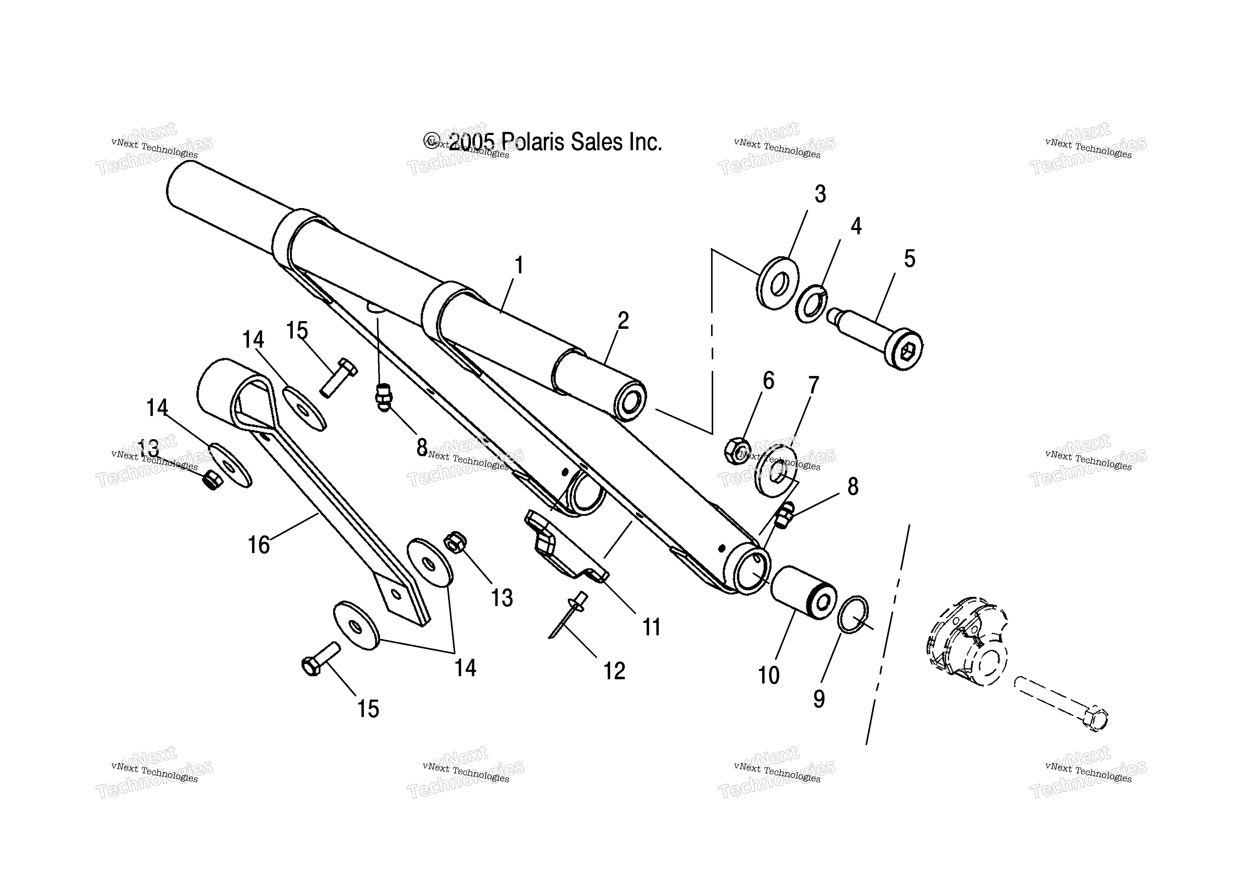 Torque Arm, передний / Nt5bsa