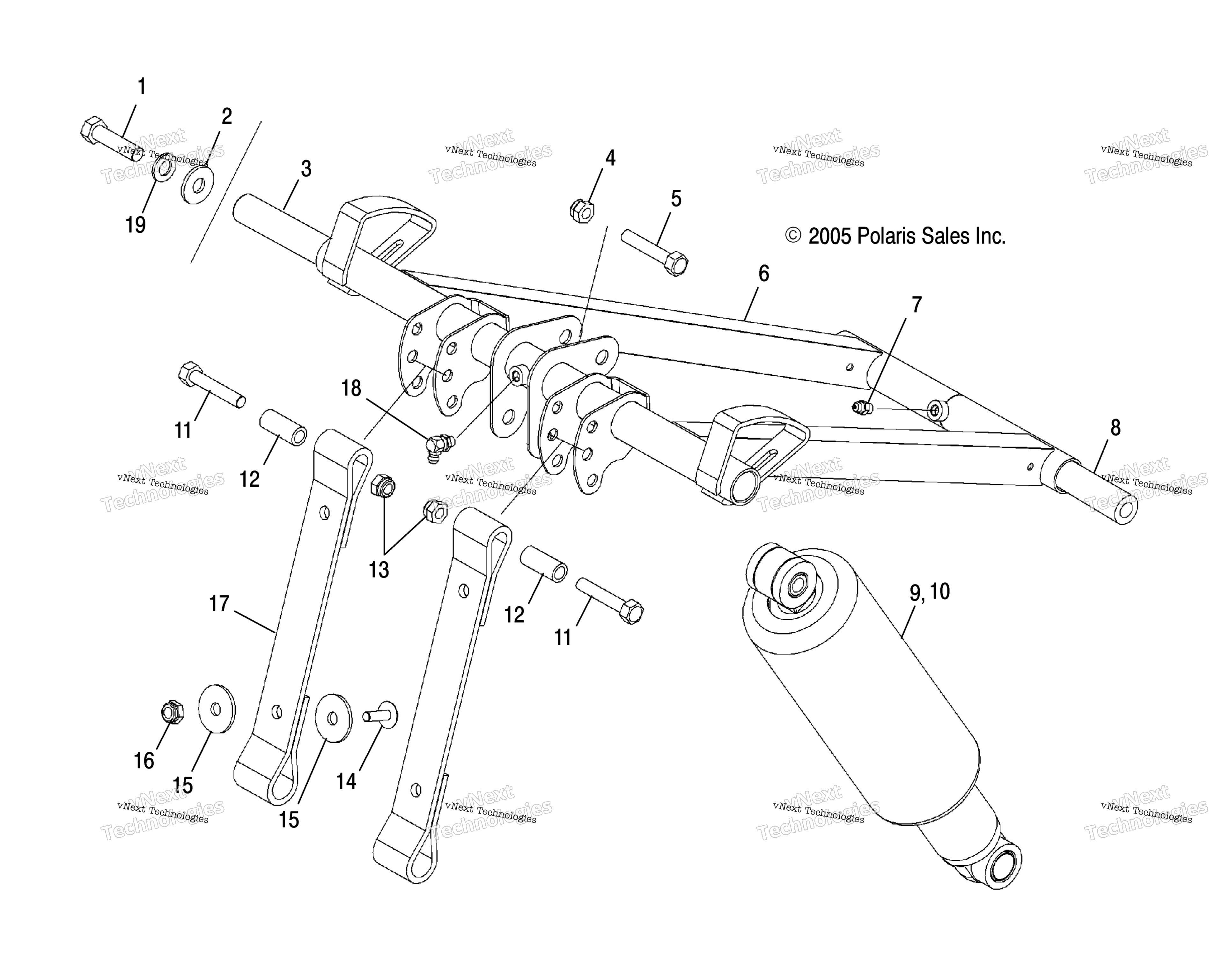 Torque Arm, передний / Fsa / Fsb