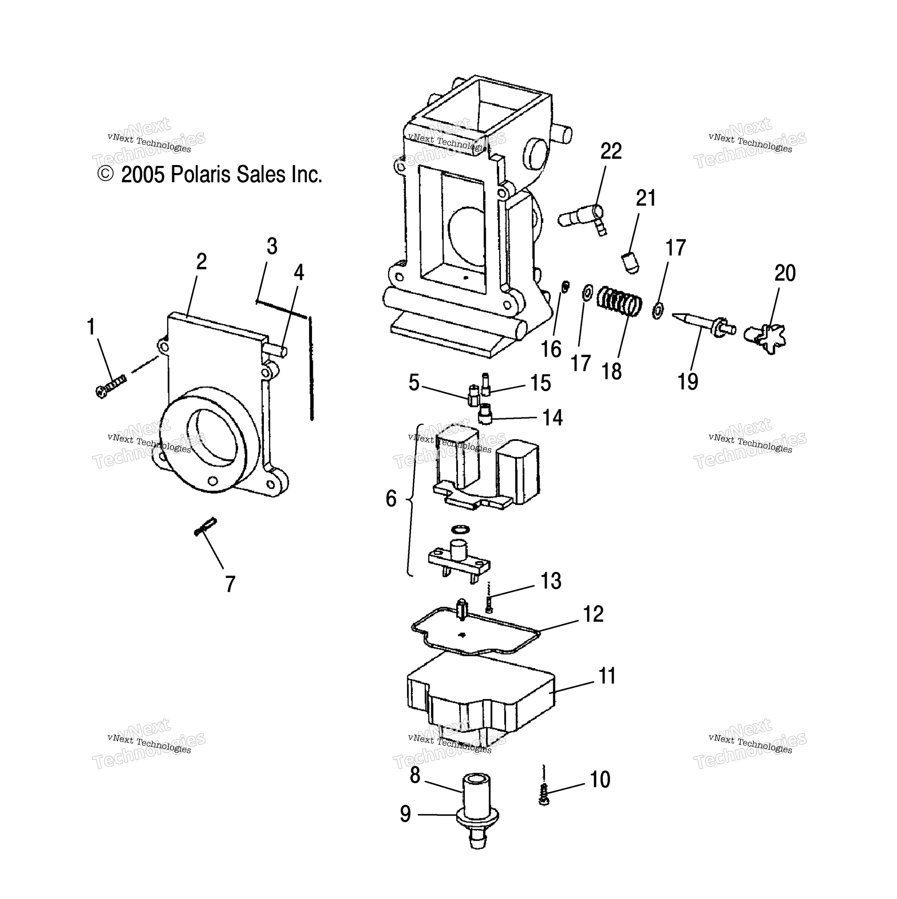 Carburetor, Lower / Esa