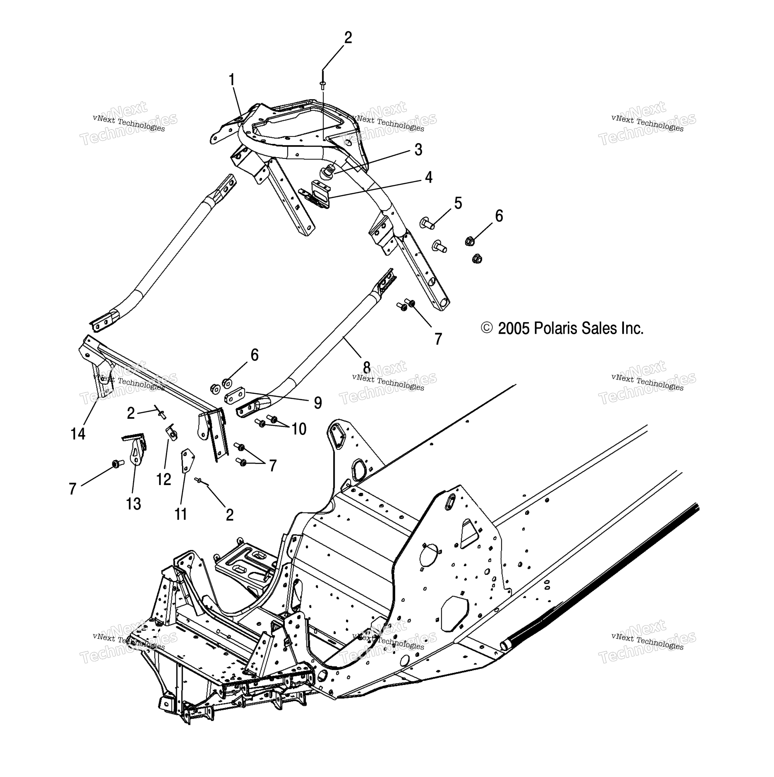 Chassis, передний 2 / Fsa