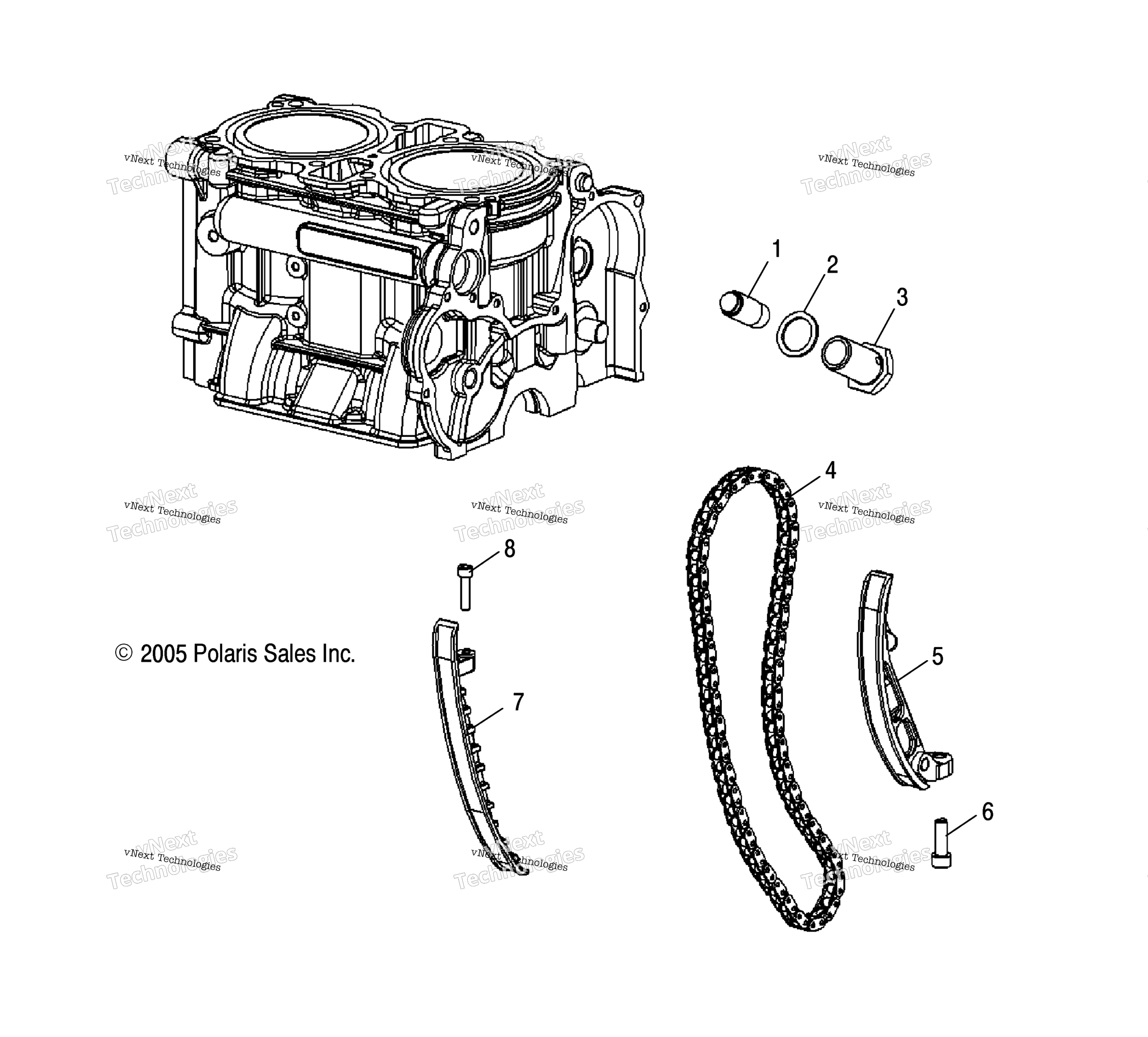 кулачок цепь & Tensioners