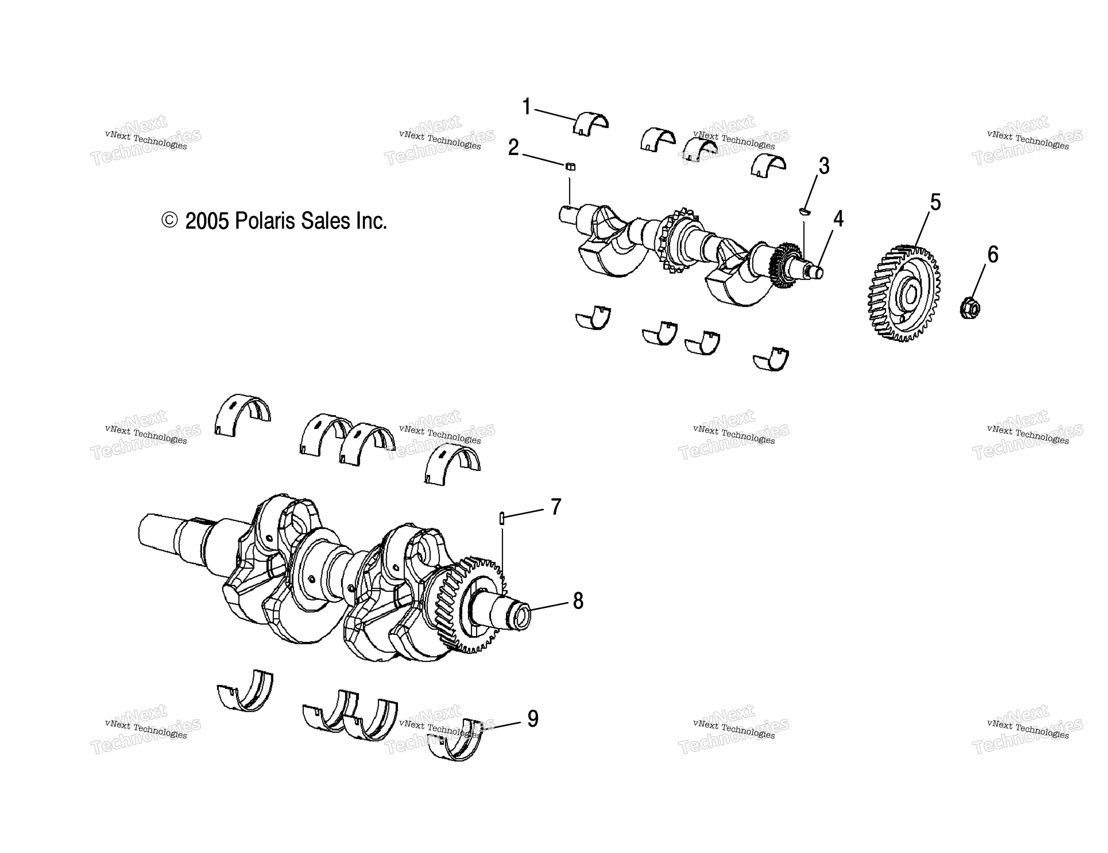 Коленчатый вал & Balance Shaft