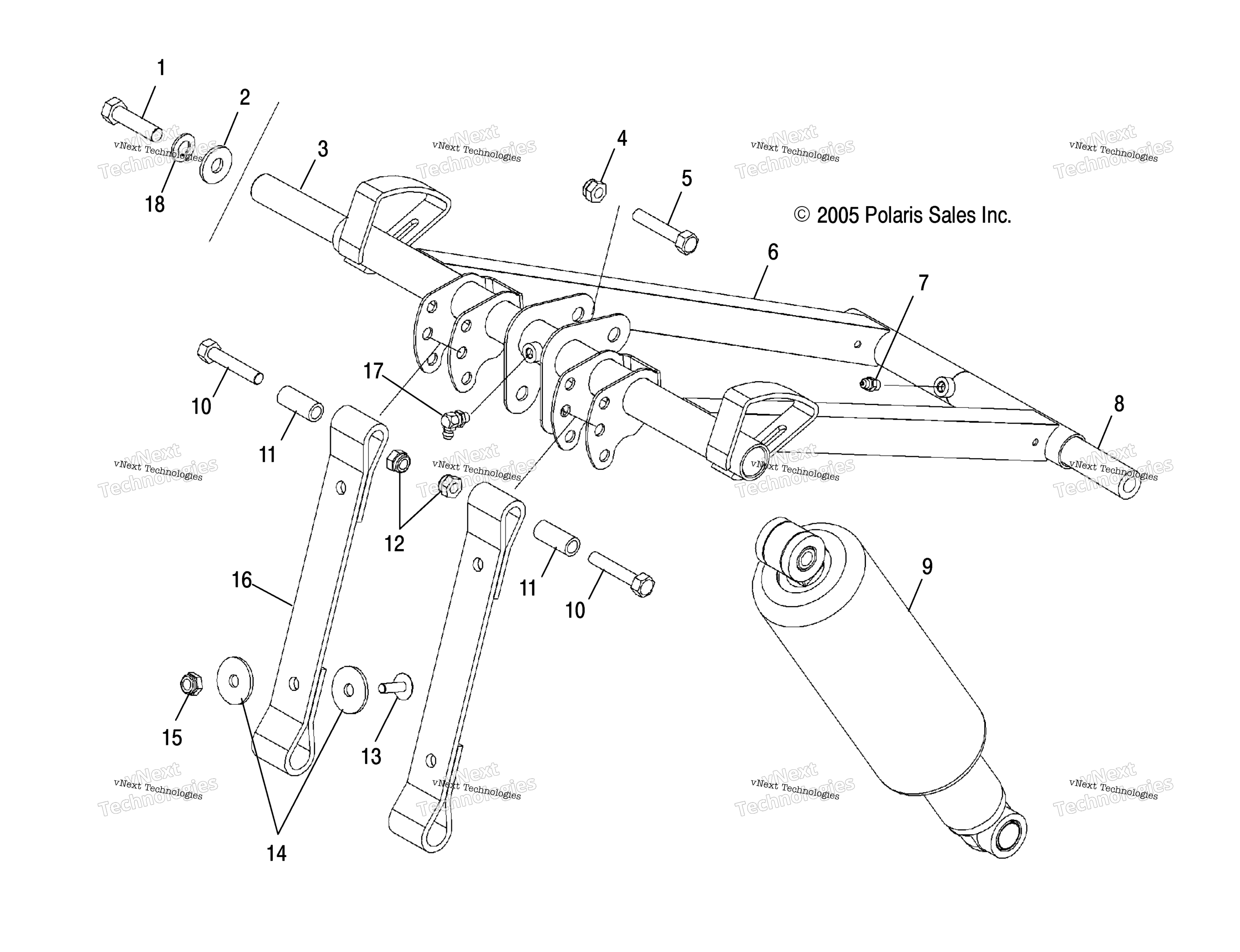 Torque Arm, передний