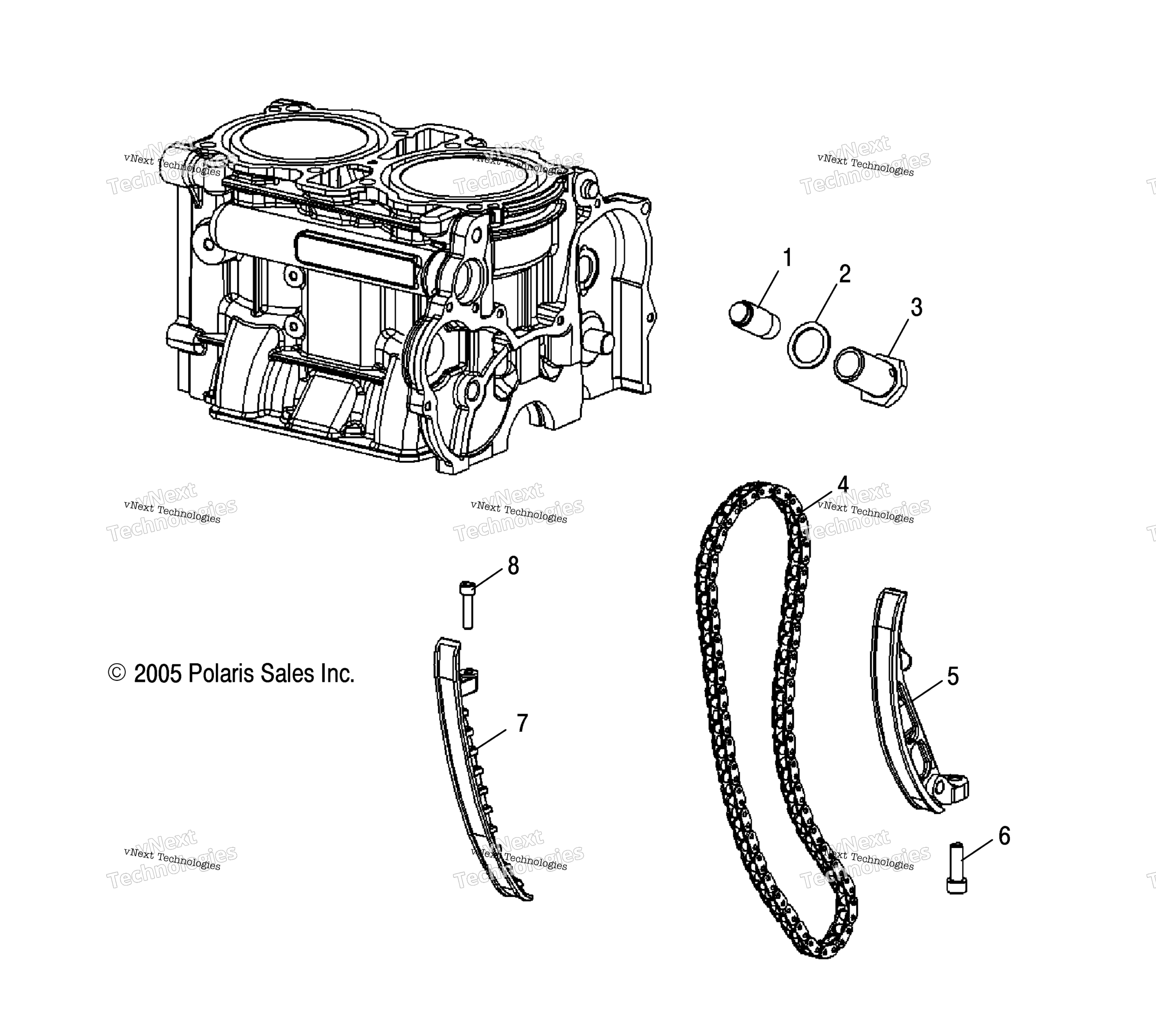 кулачок цепь & Tensioners / Fs