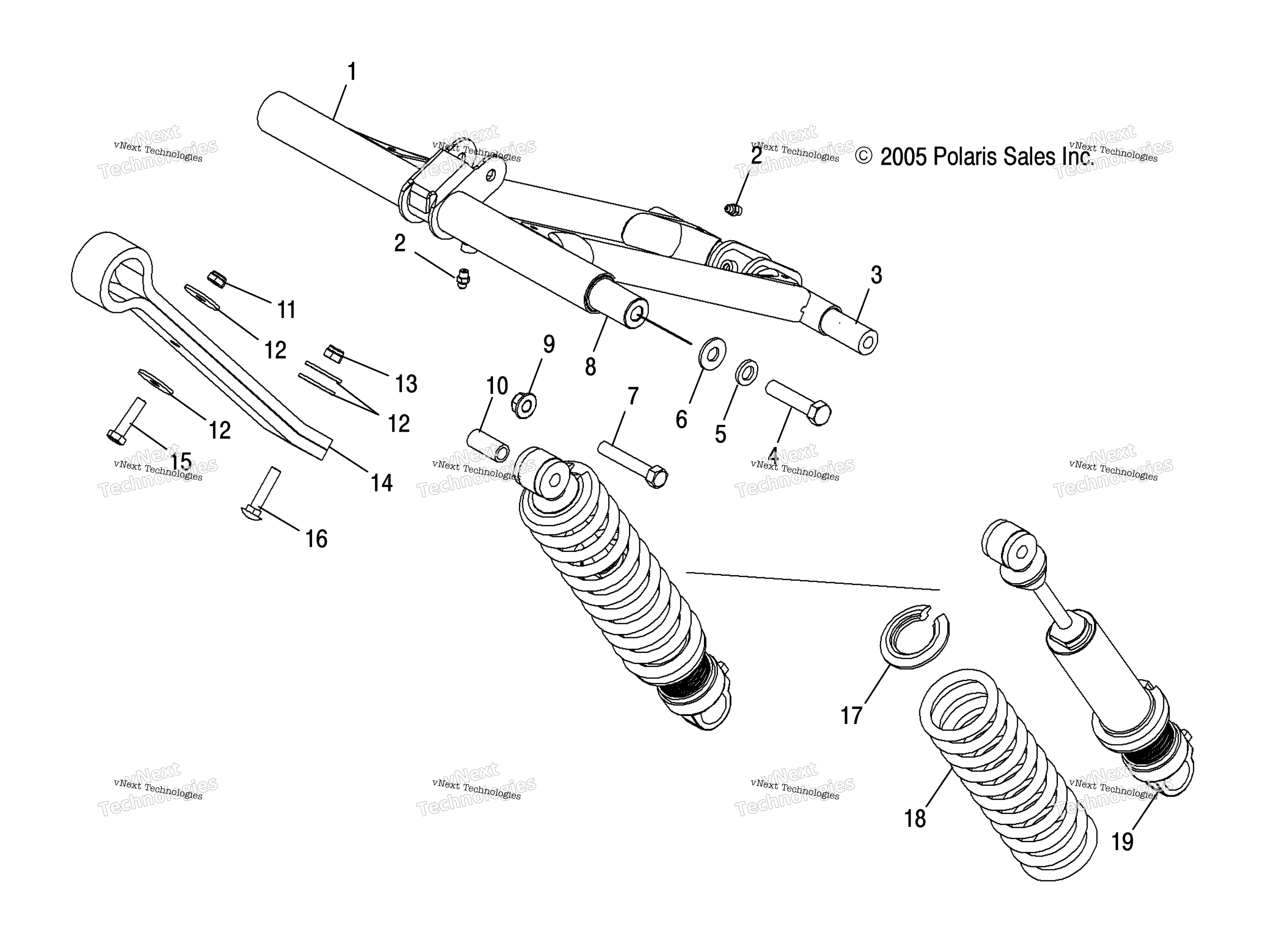 Torque Arm, передний / Fs