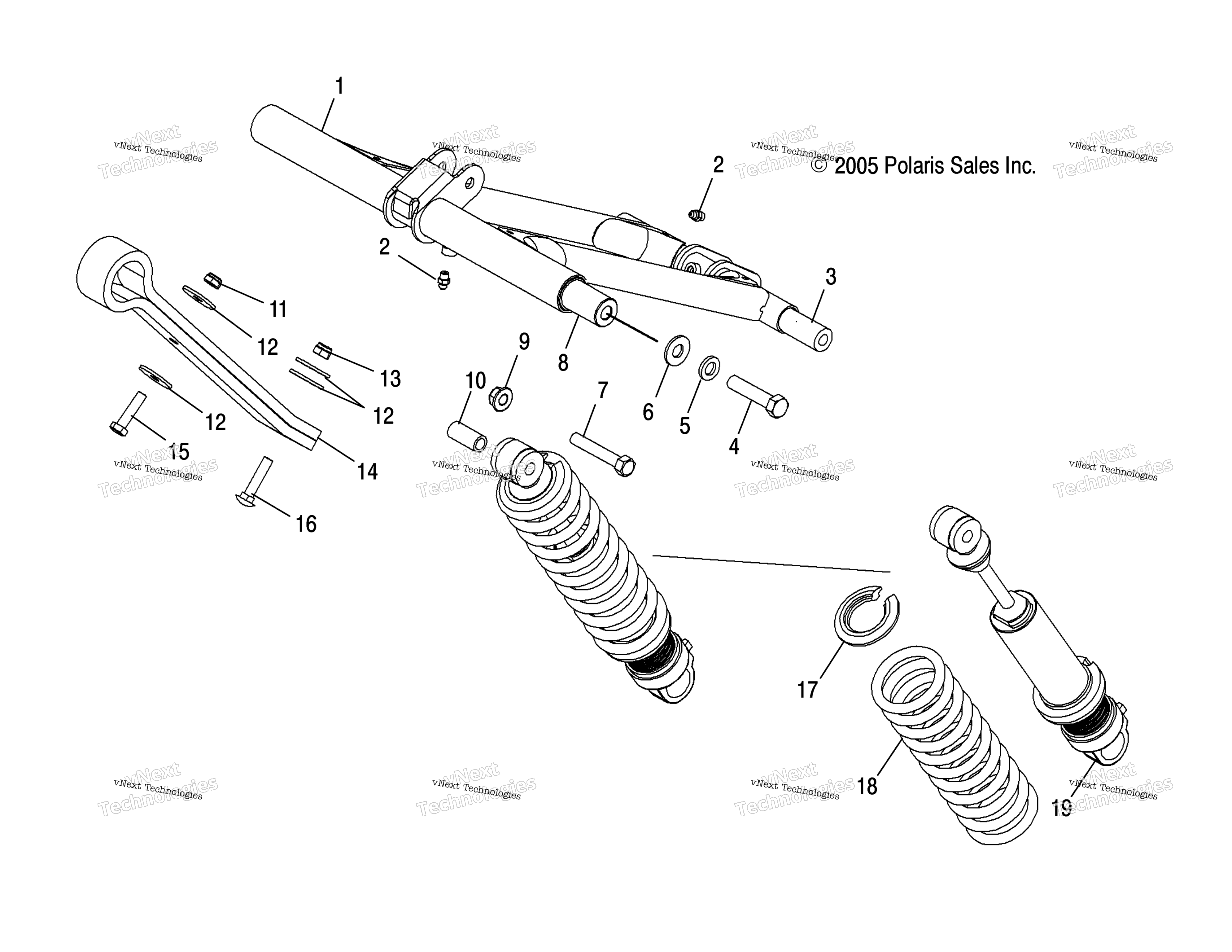 Torque Arm, передний