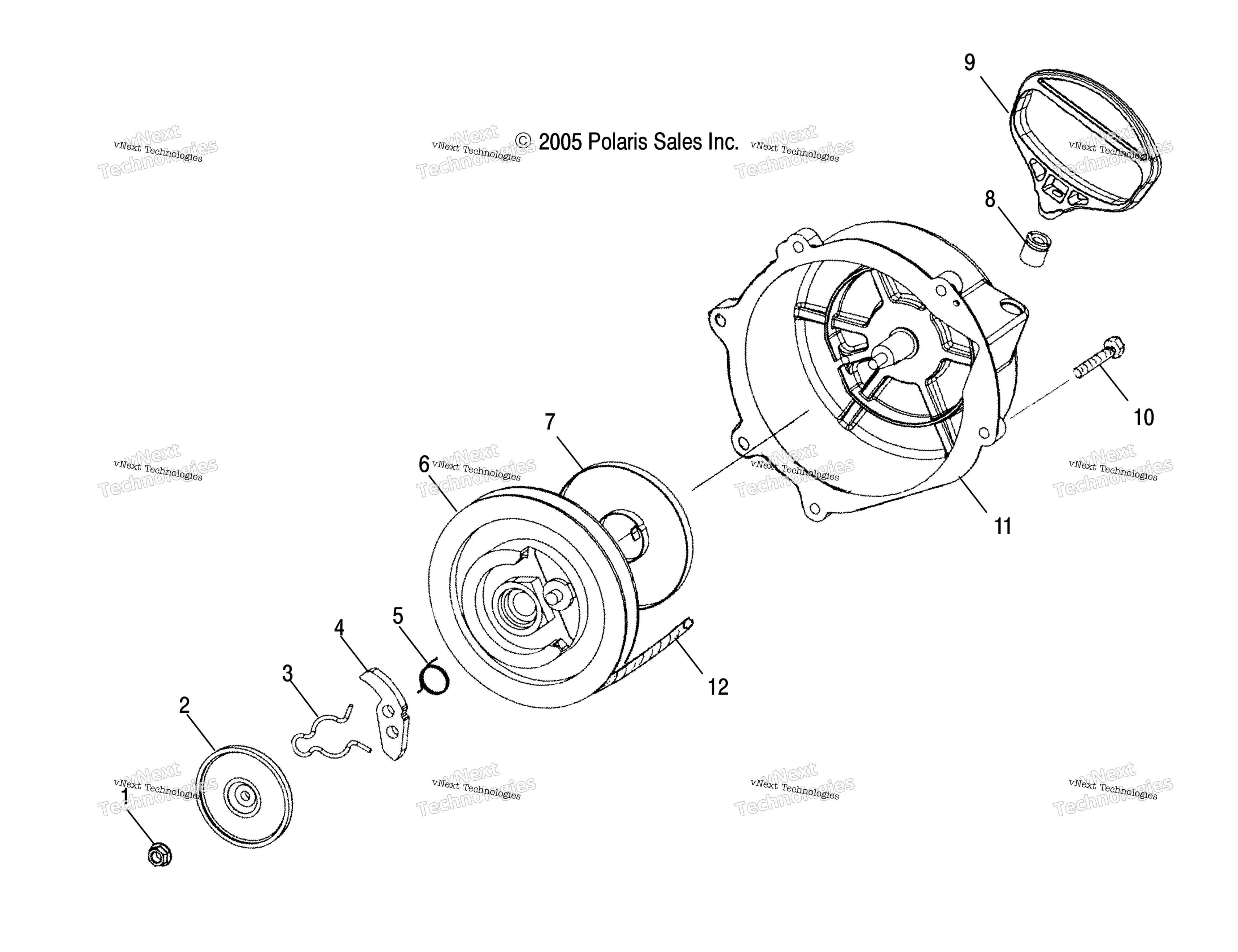 Engine, Recoil стартер