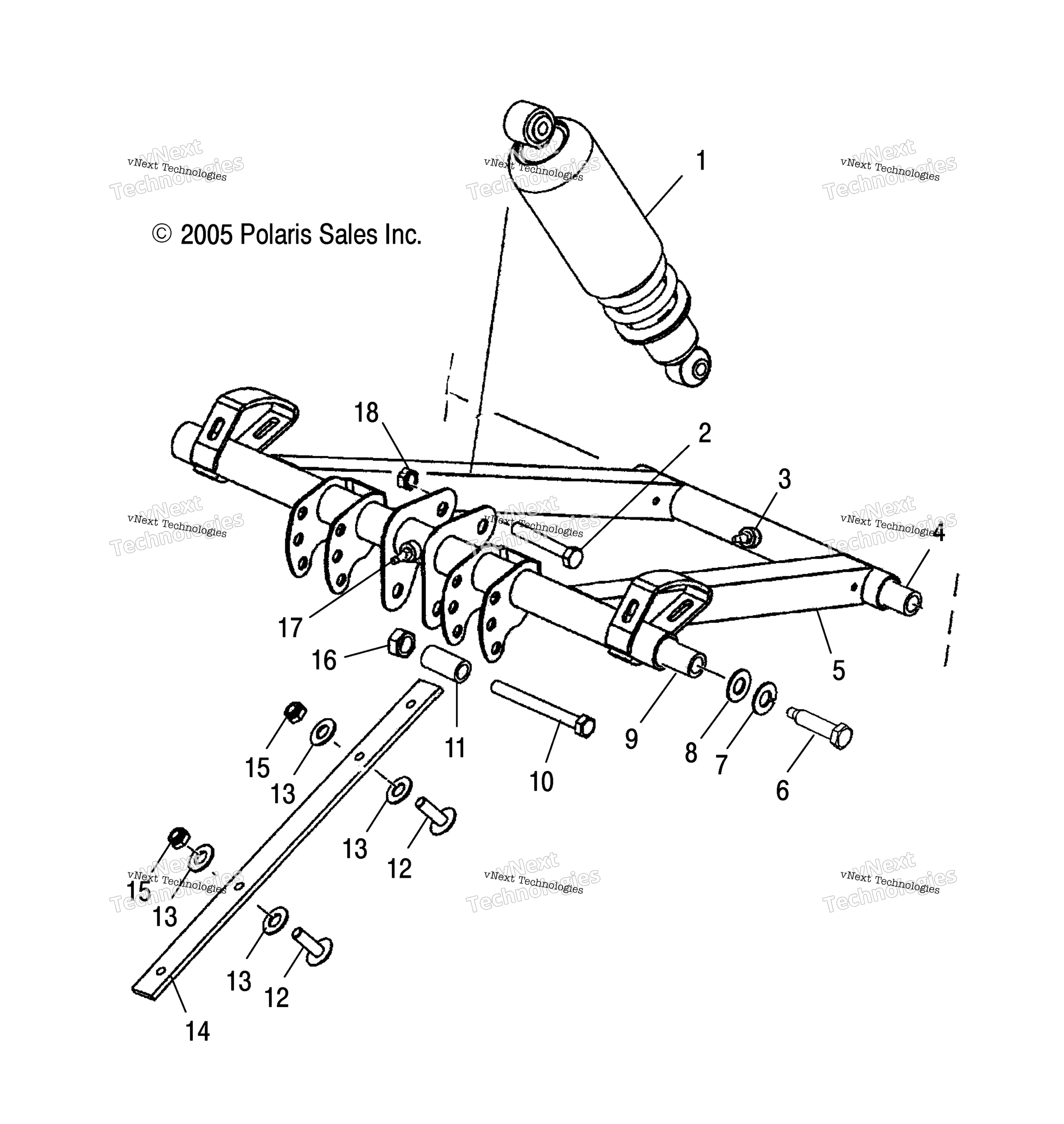 Torque Arm, передний