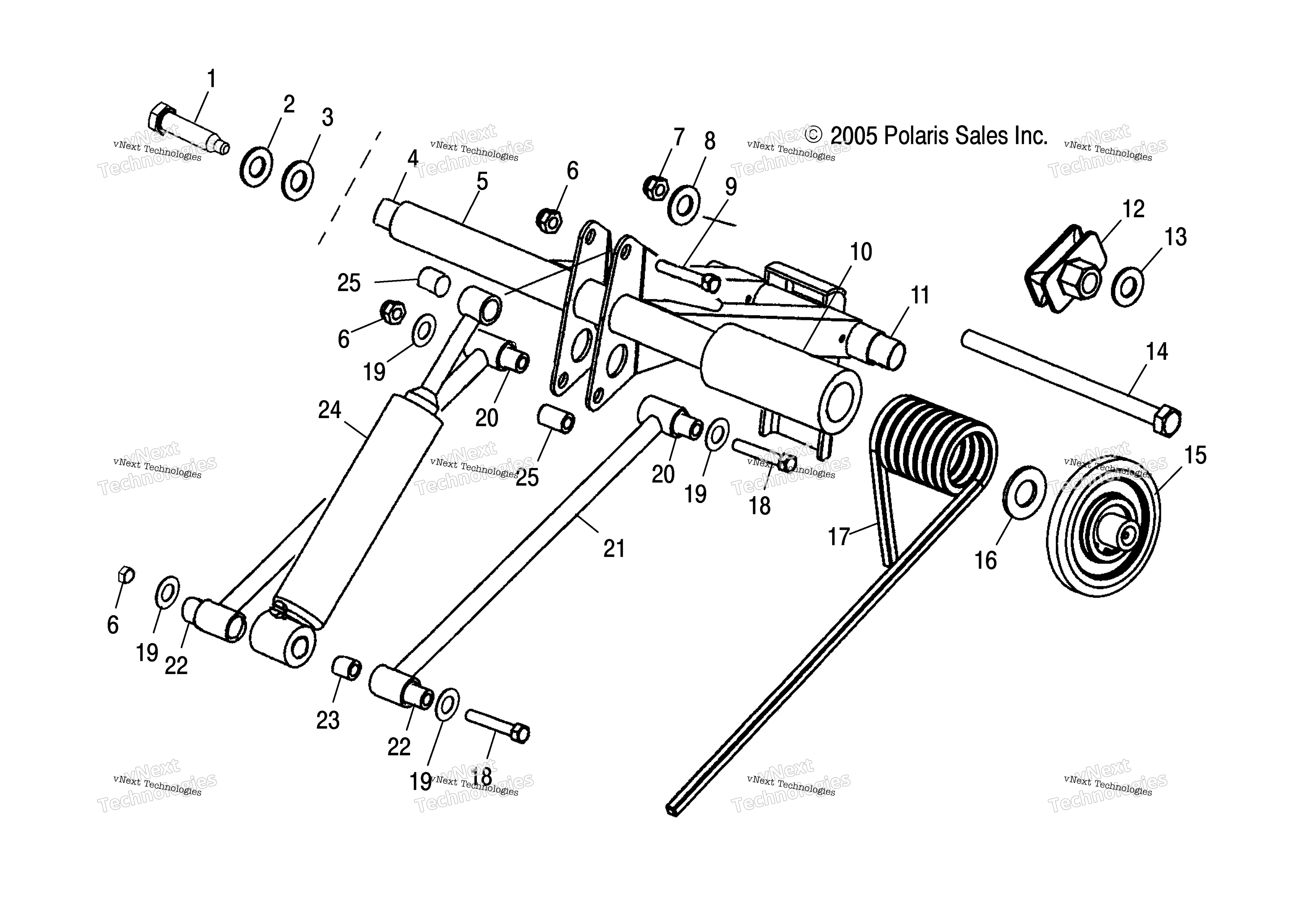 Torque Arm, задний