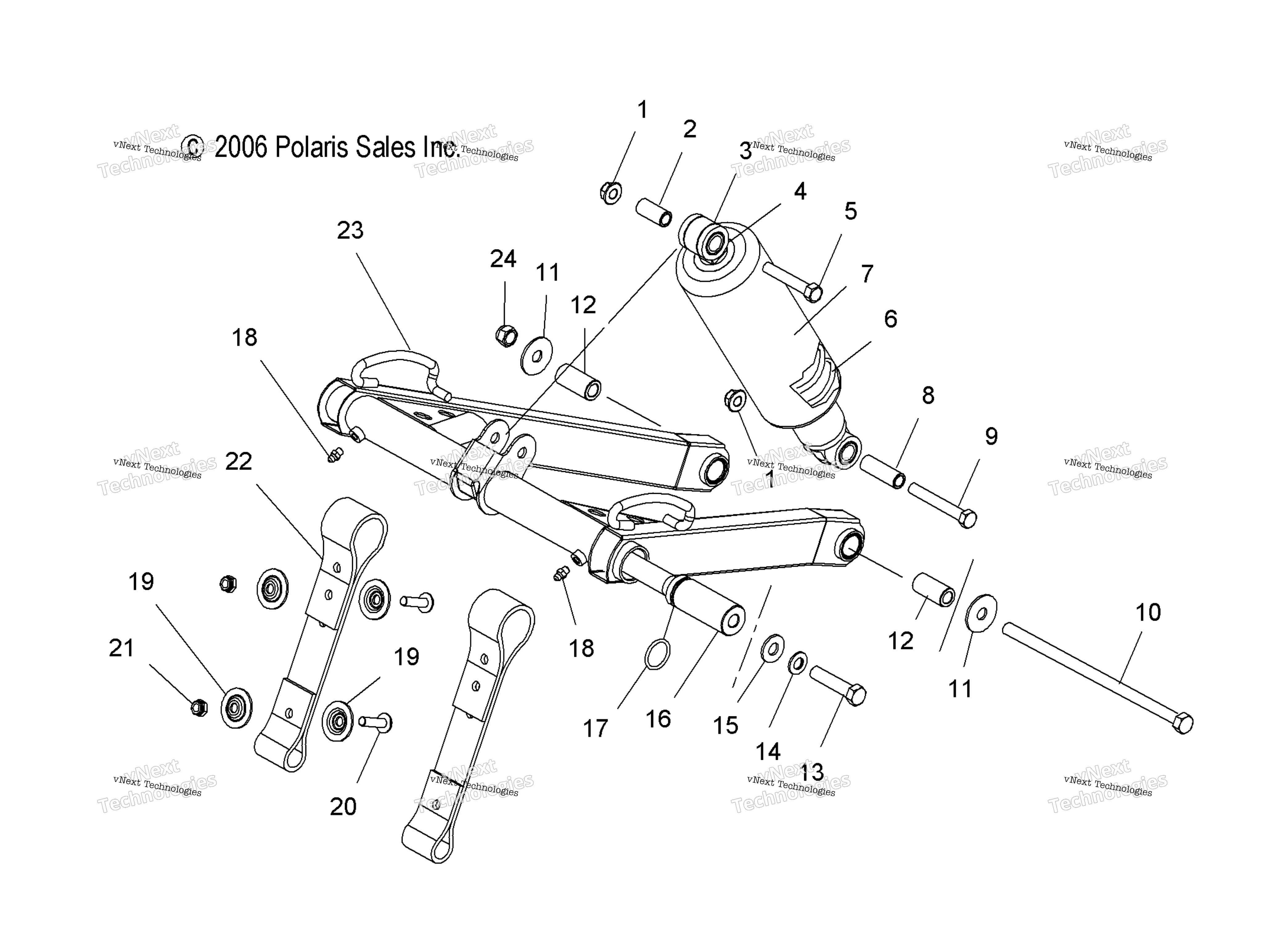 Torque Arm, передний