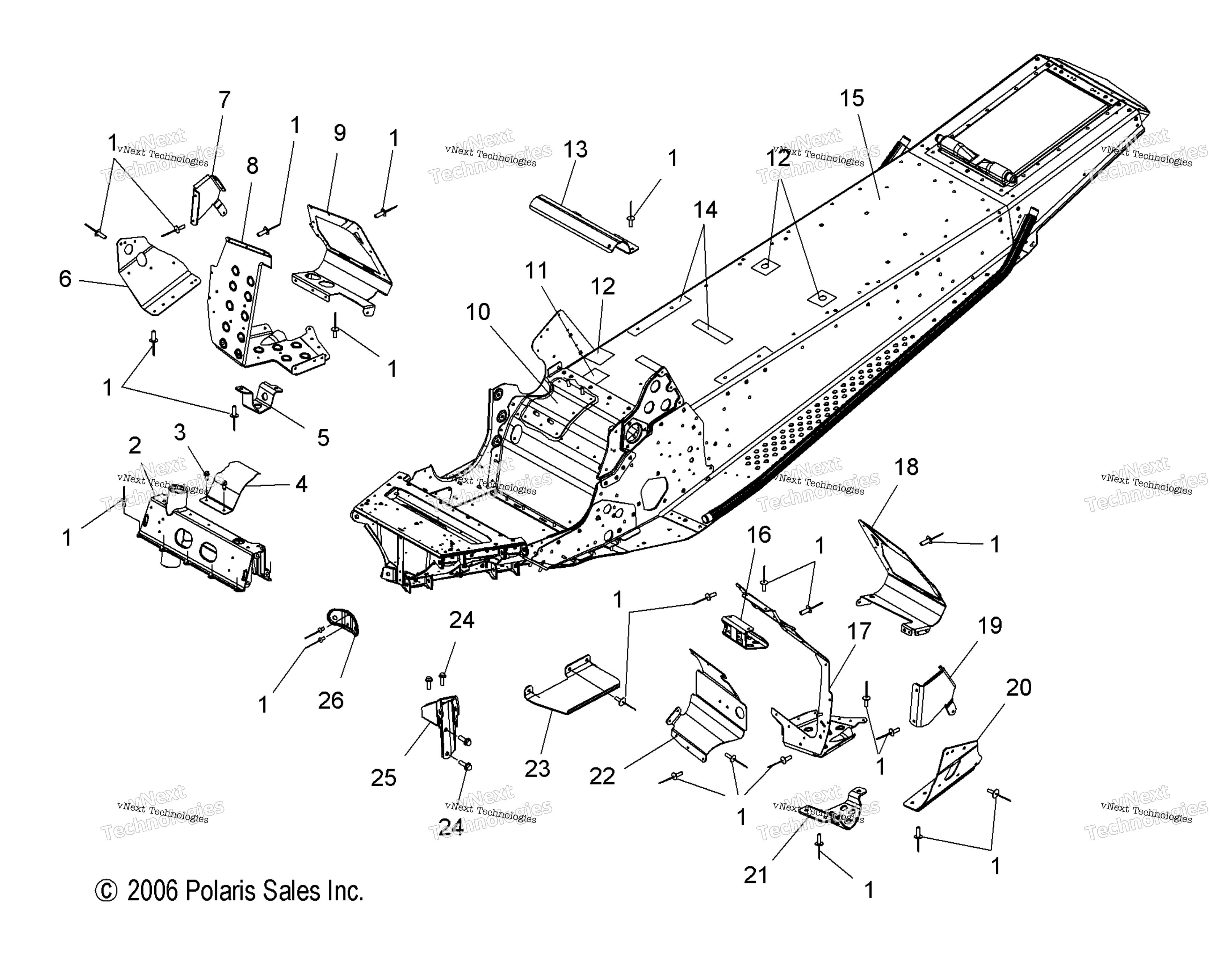 Chassis, передний
