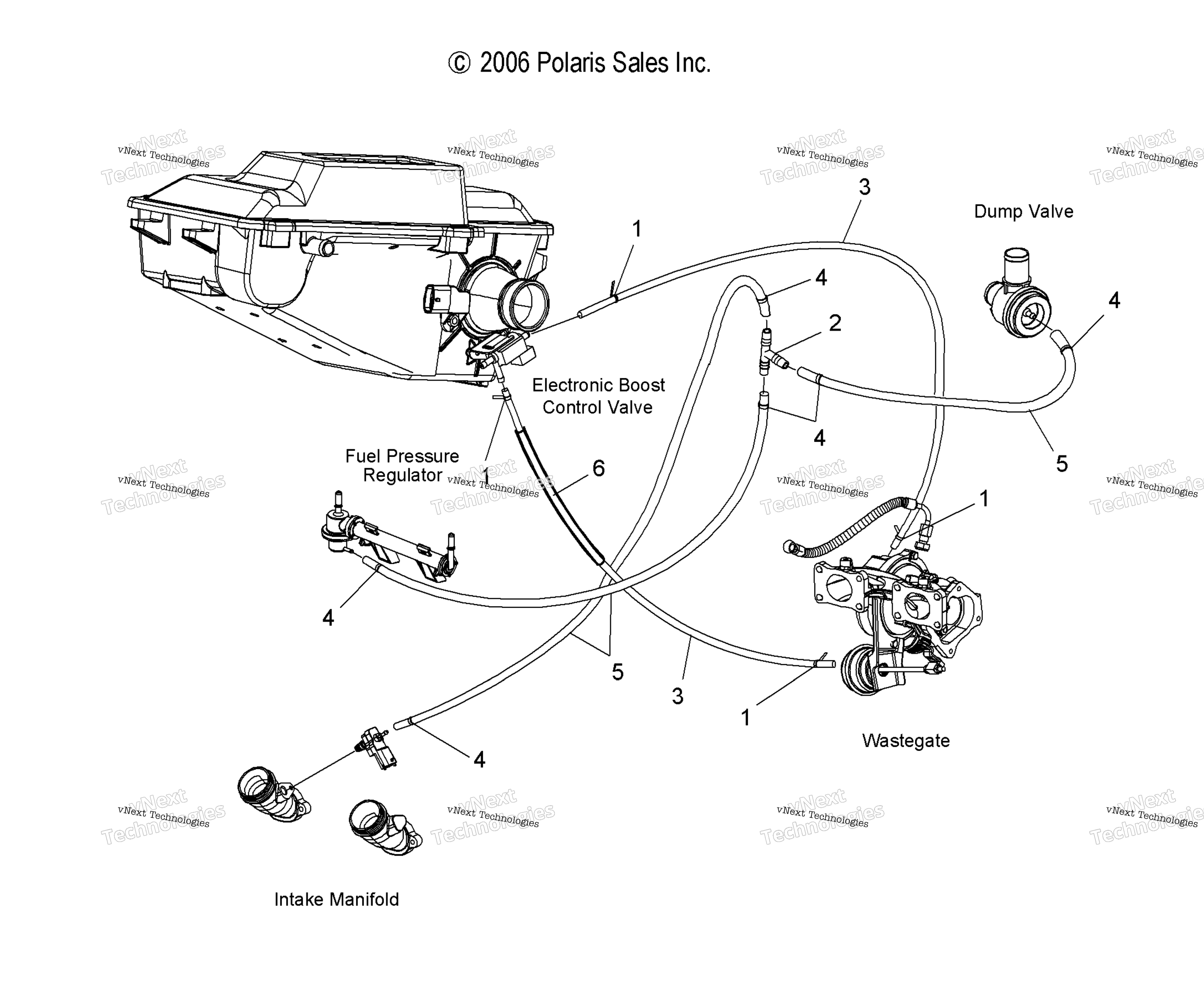Engine, Reference Hoses S07pt7fs / Pt7fe
