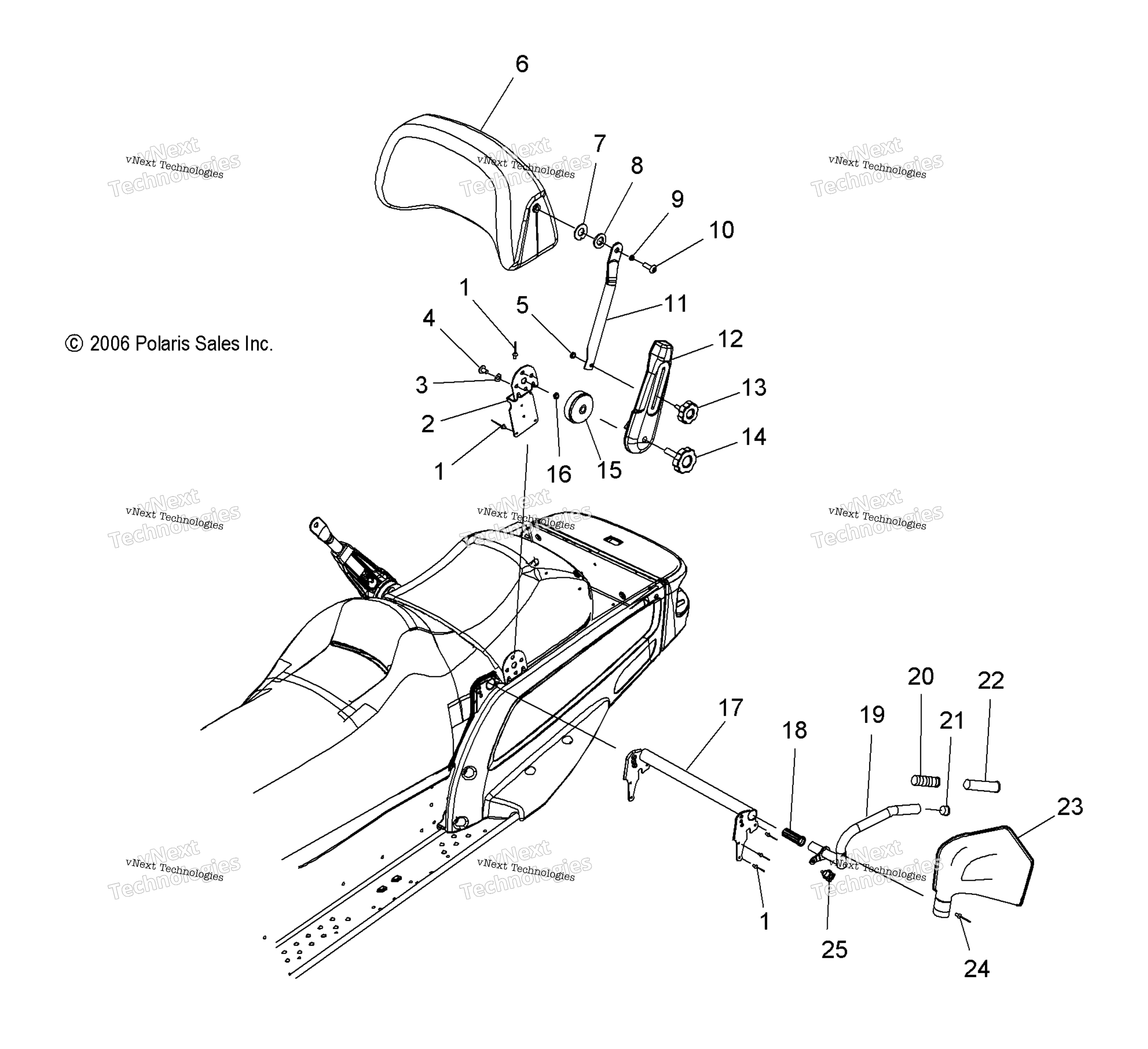 Backrest / Grabhandle
