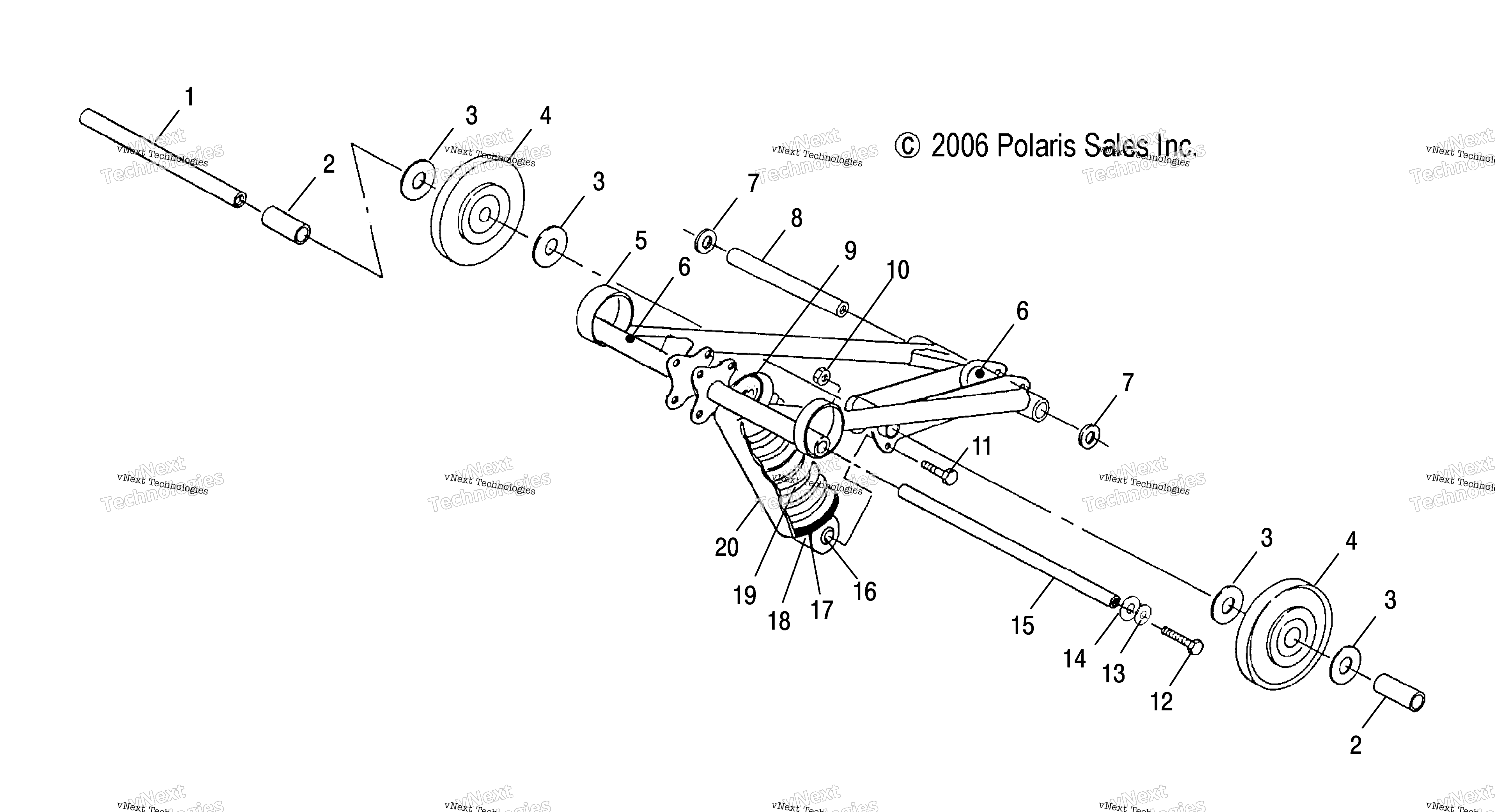 Torque Arm, передний
