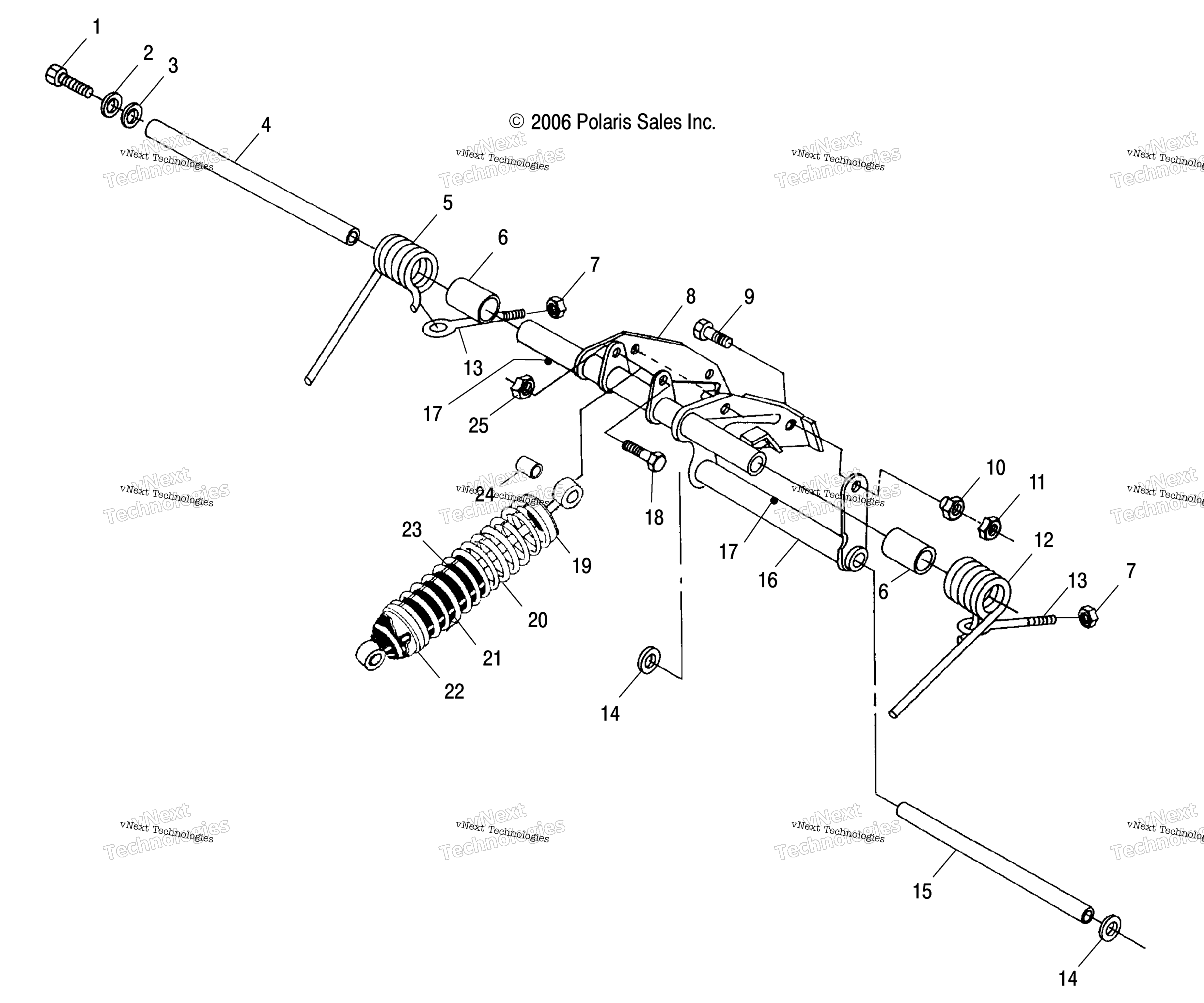 Torque Arm, задний