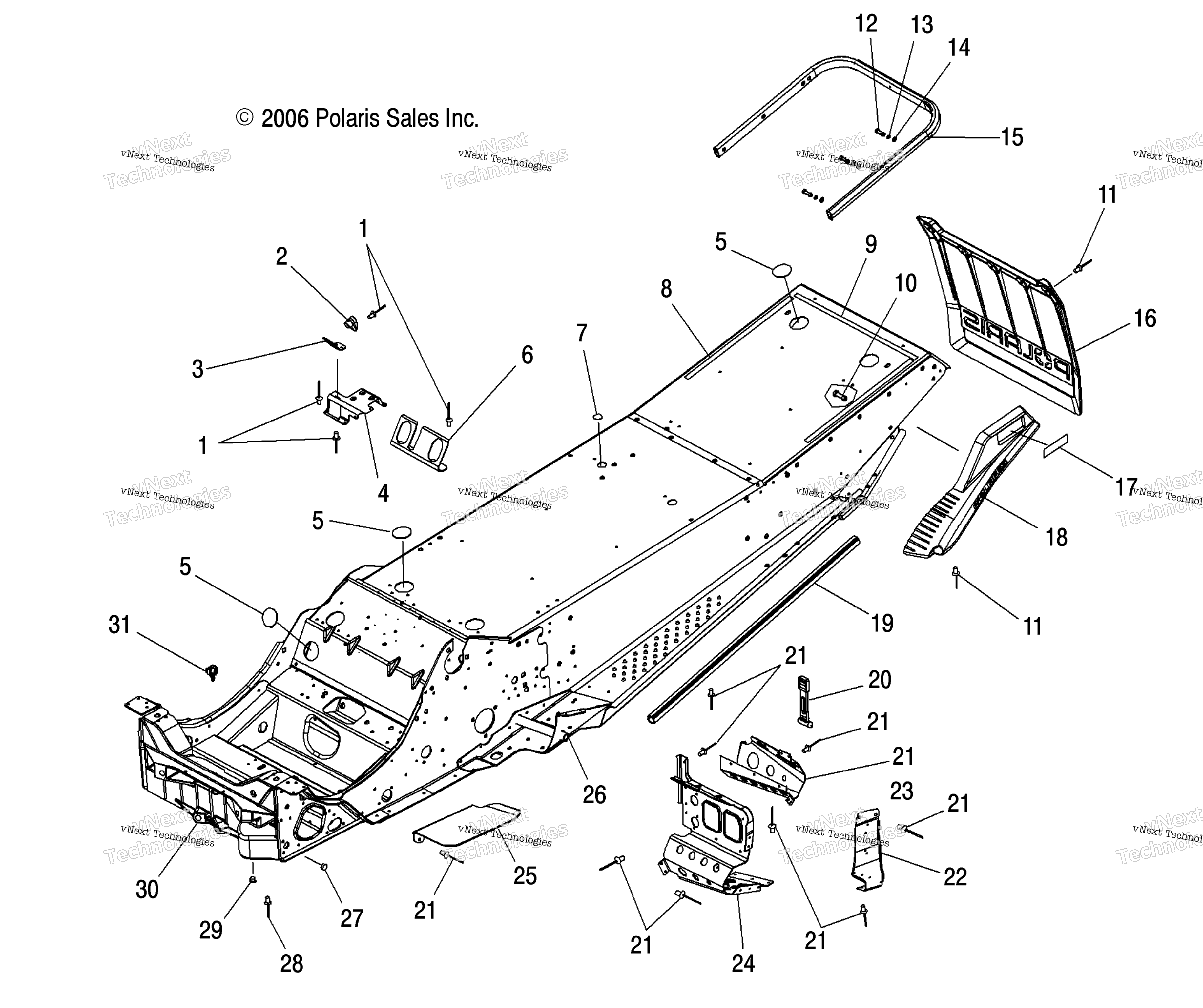 Chassis, Chassis узел