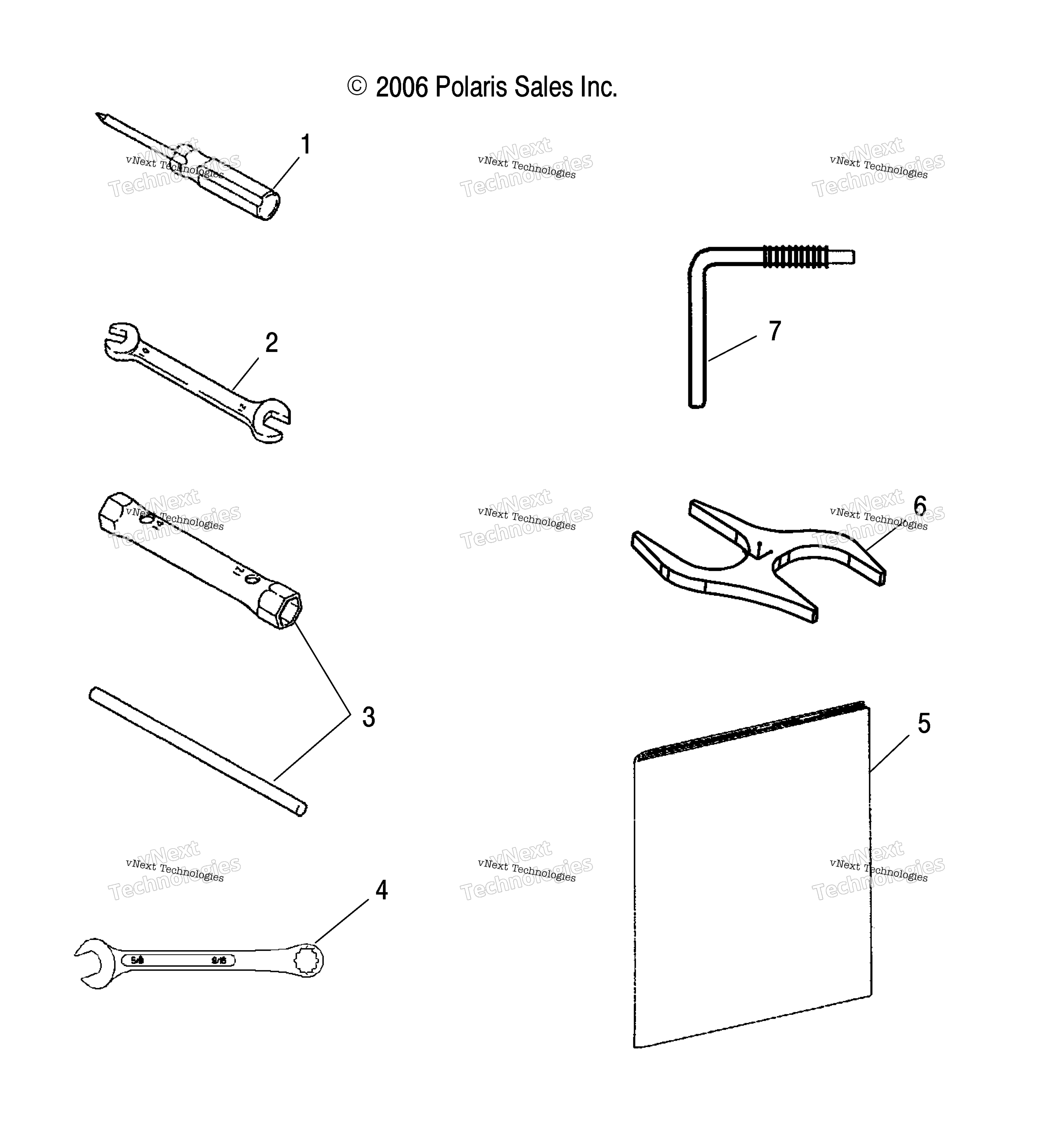 Tools, инструмент комплект & Owners Manual