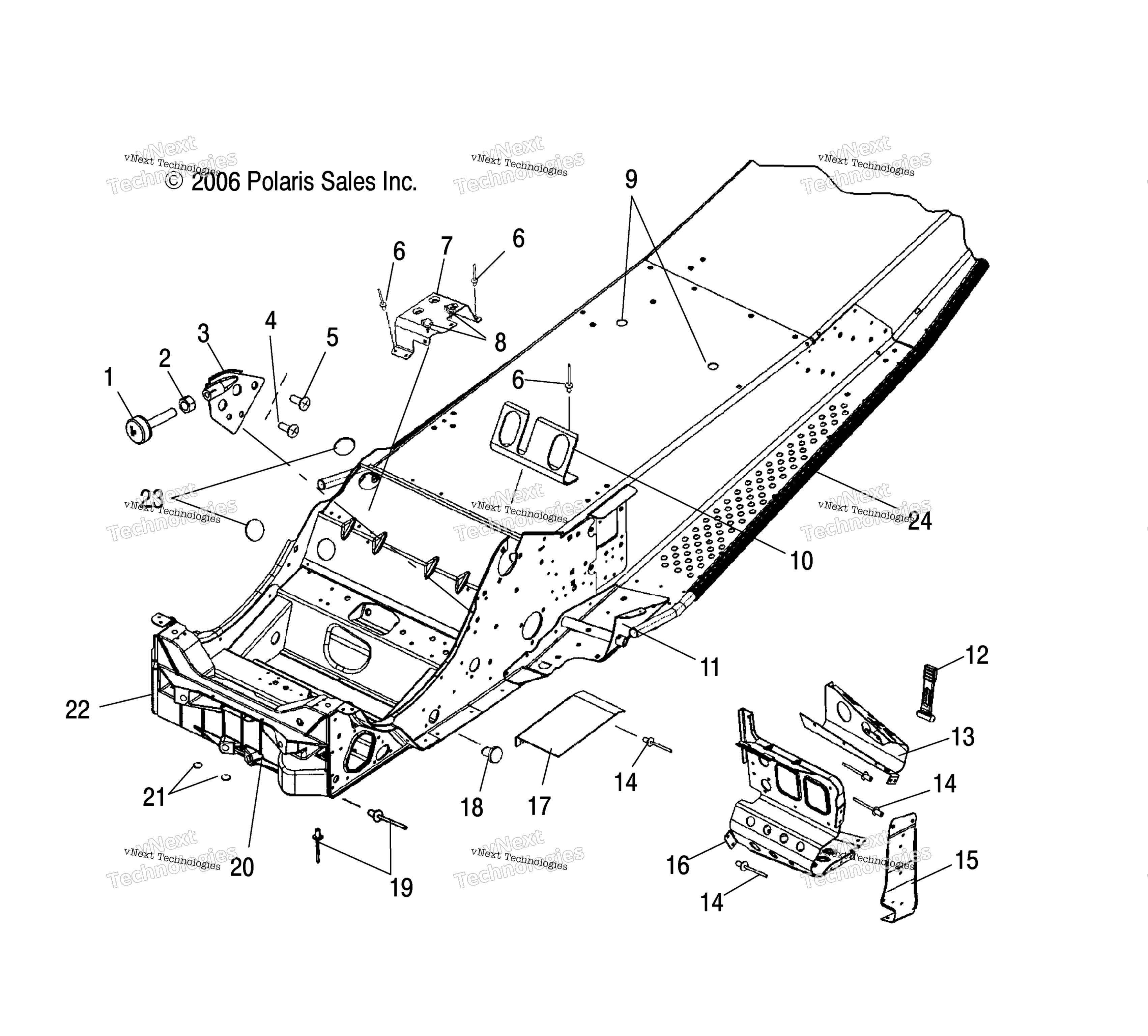 Chassis, Chassis Asm. передний