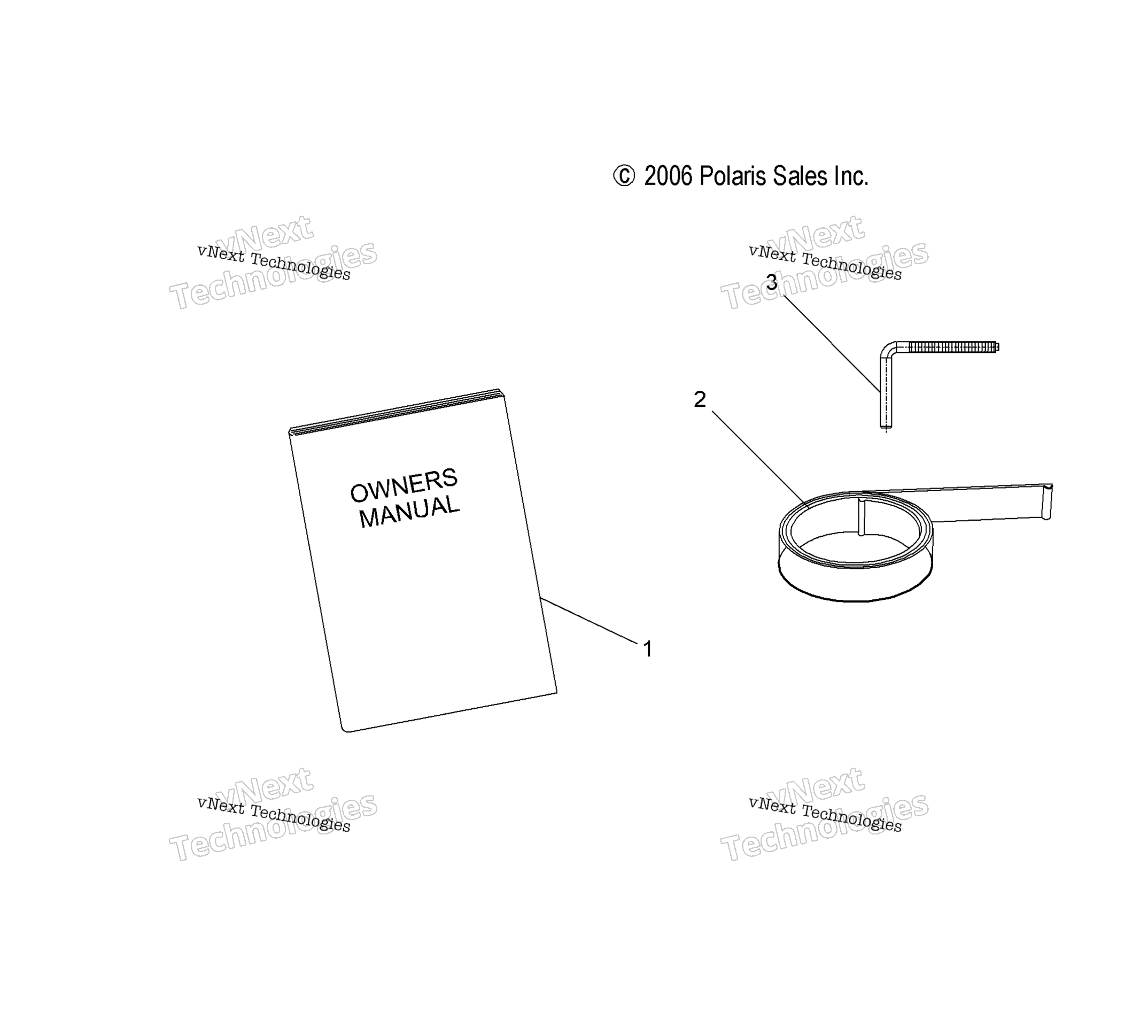 Tools, инструмент комплект & Owners Manual
