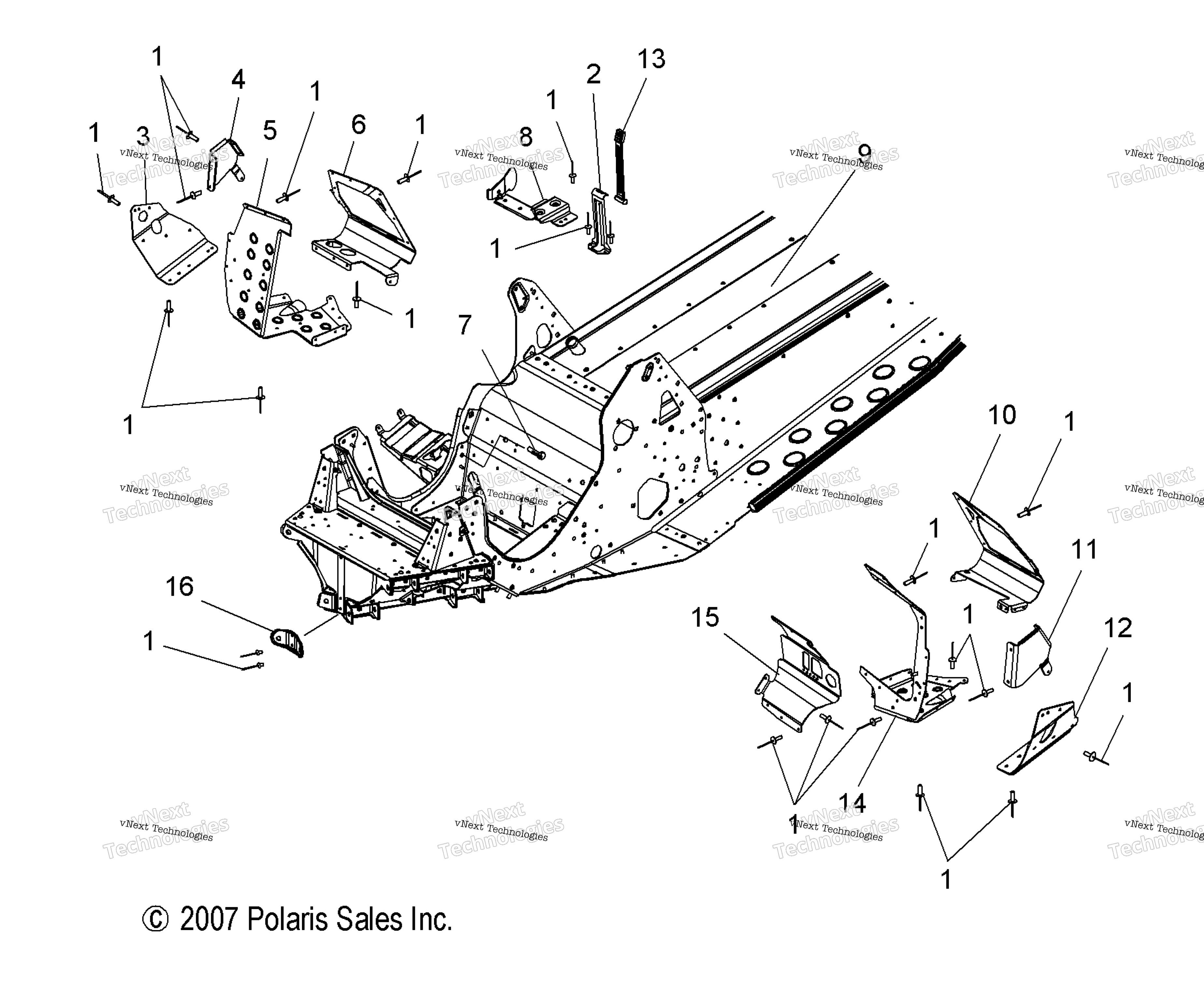 Chassis, Chassis, передний 1