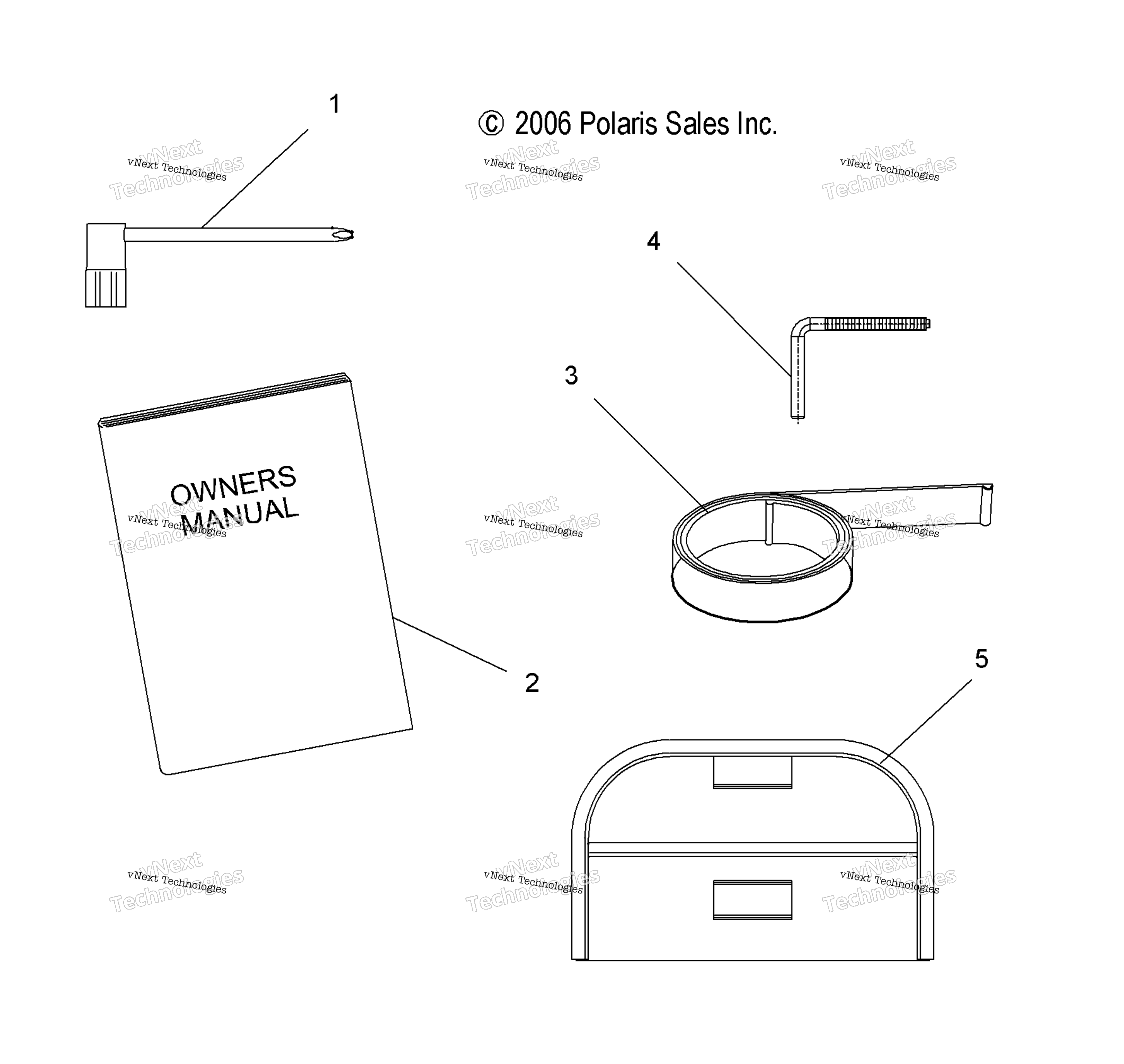 Tools, инструмент комплект & Owners Manual
