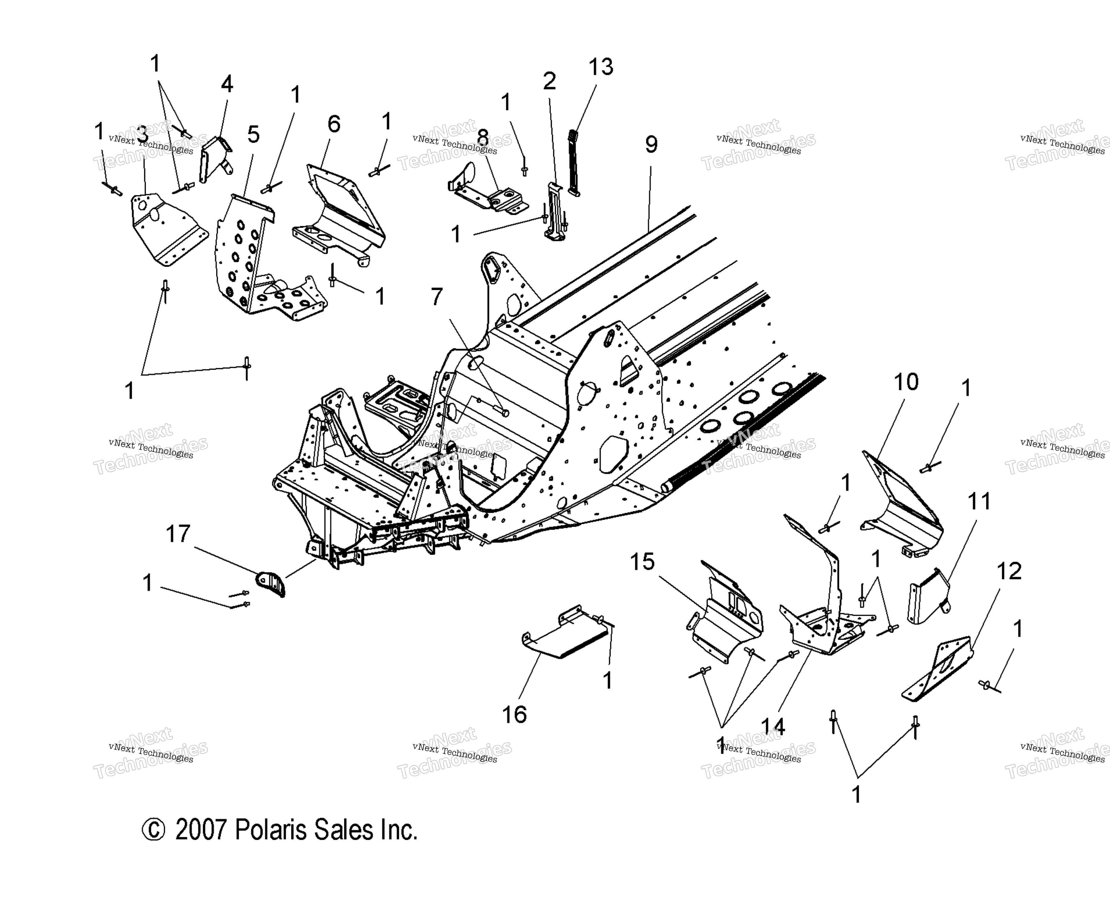 Chassis, передний