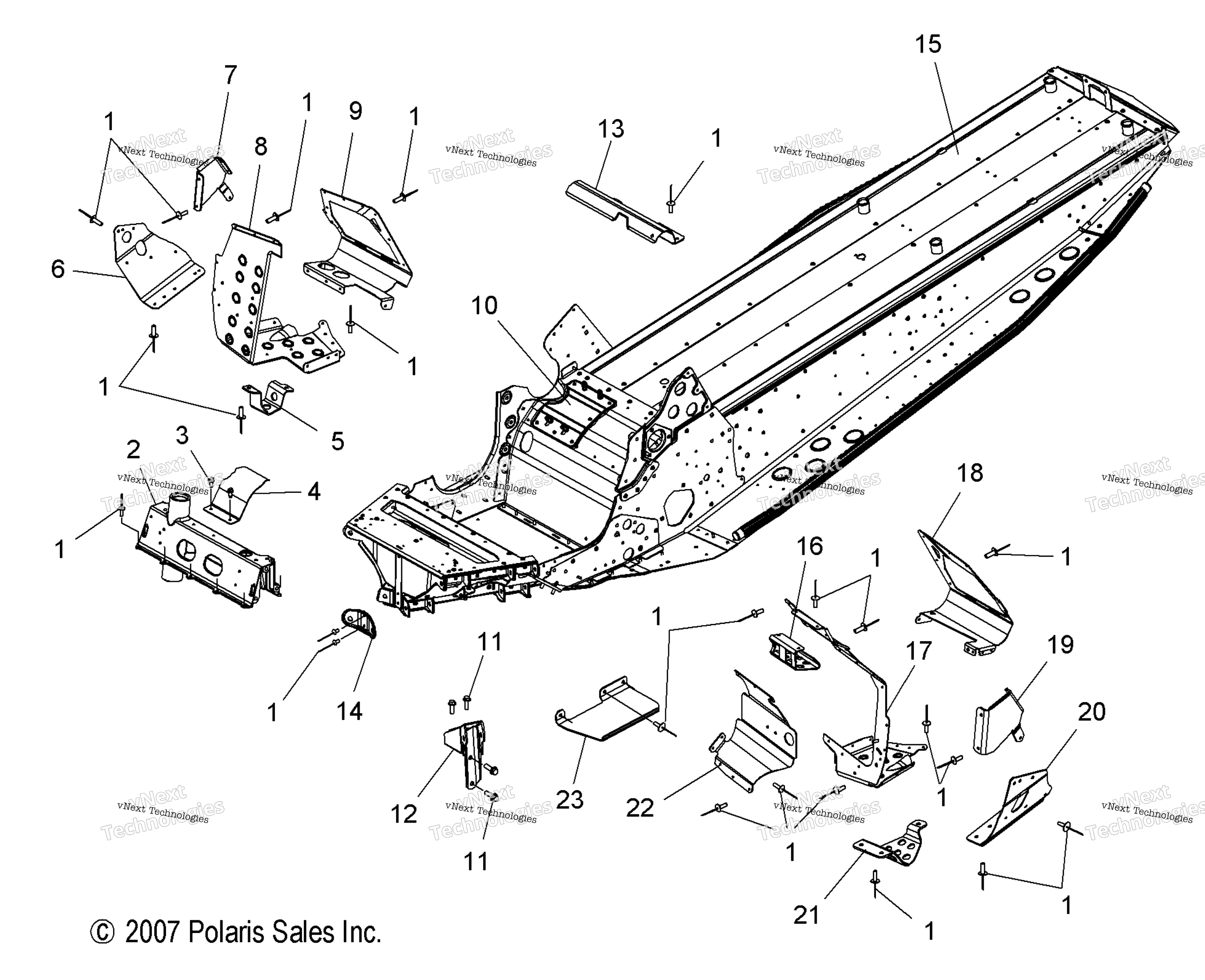 Chassis, передний