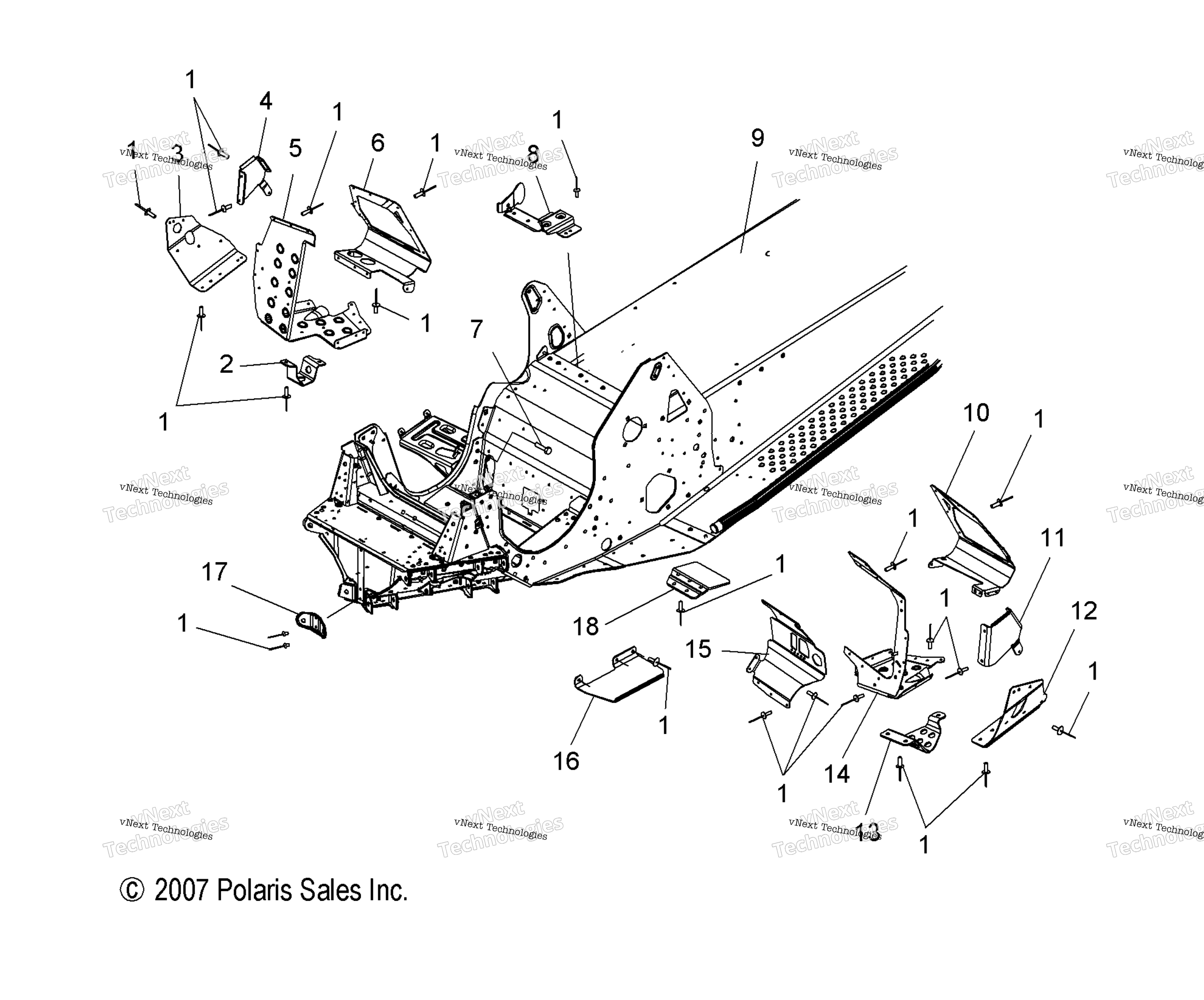Chassis, передний