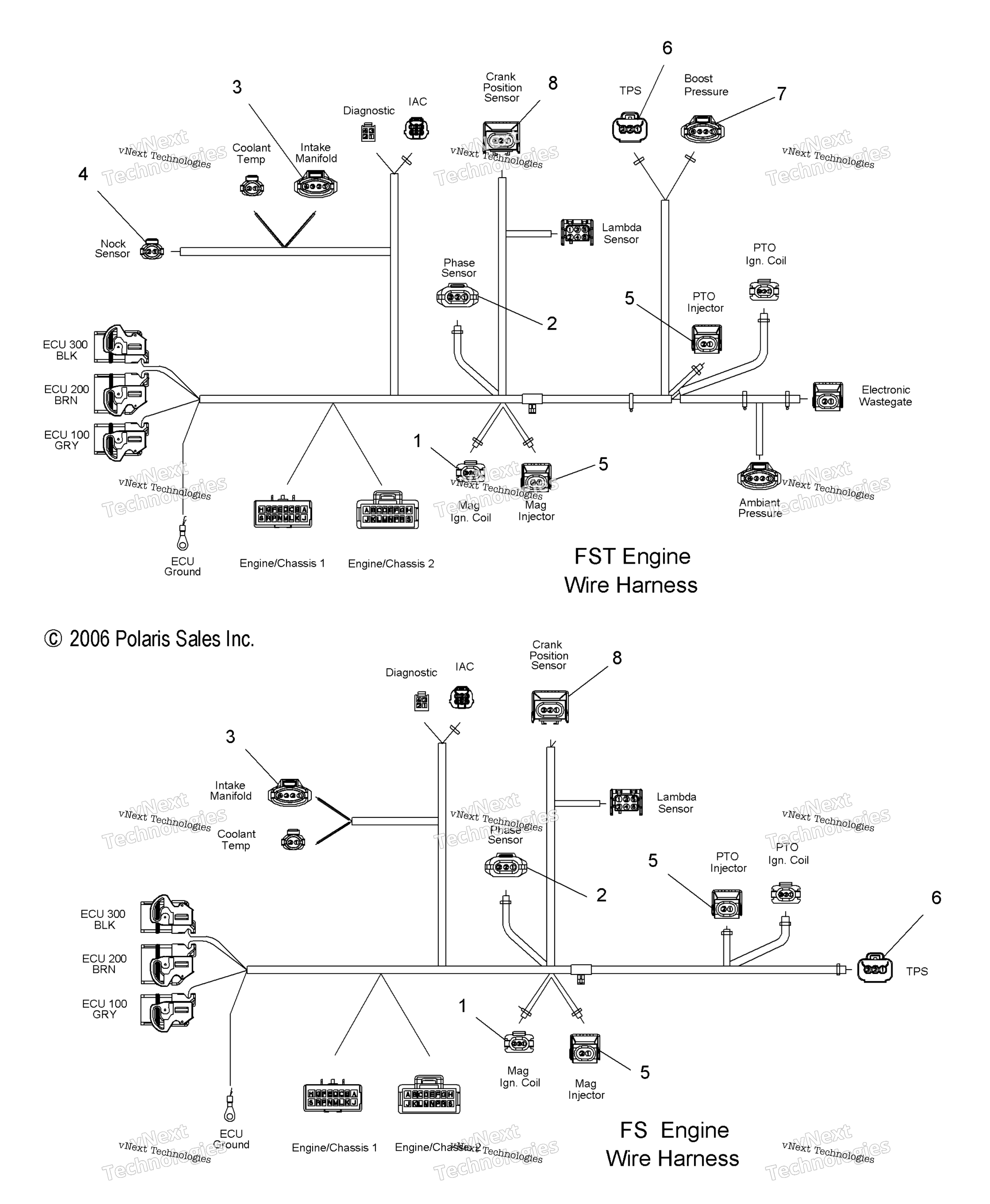 Engine, Wire жгут комплект