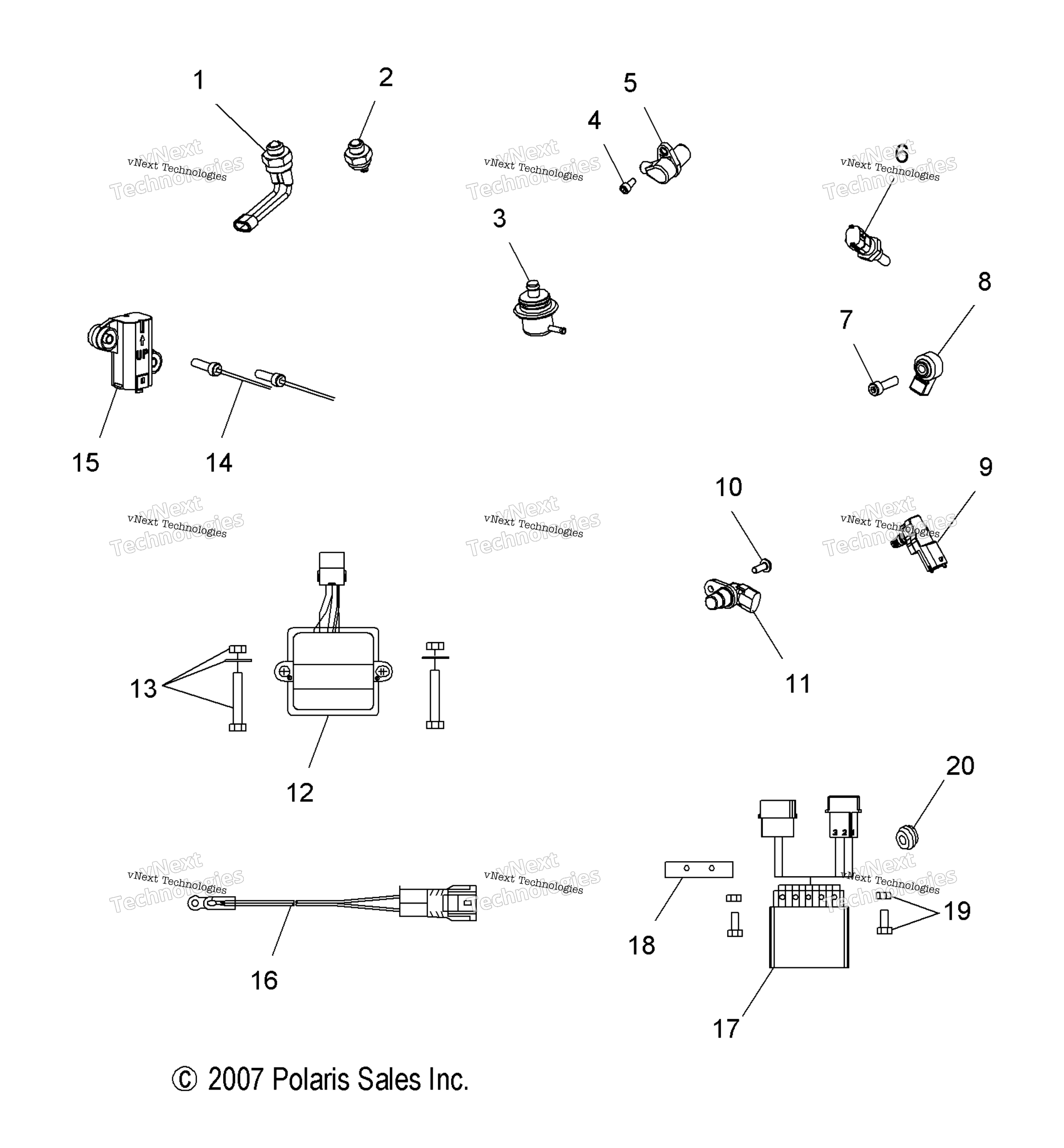электрооборудование Sensors & Components