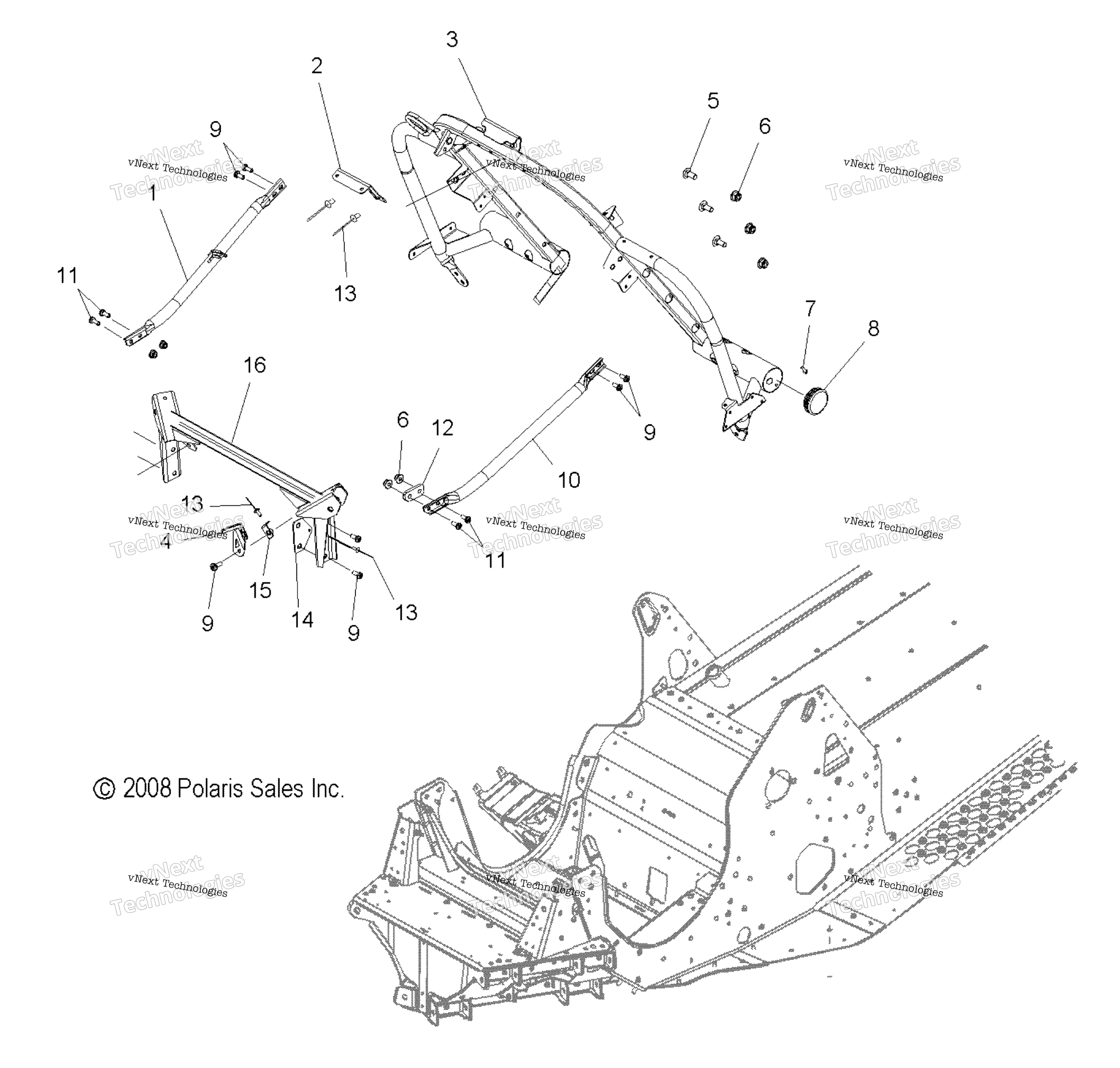 Chassis, передний