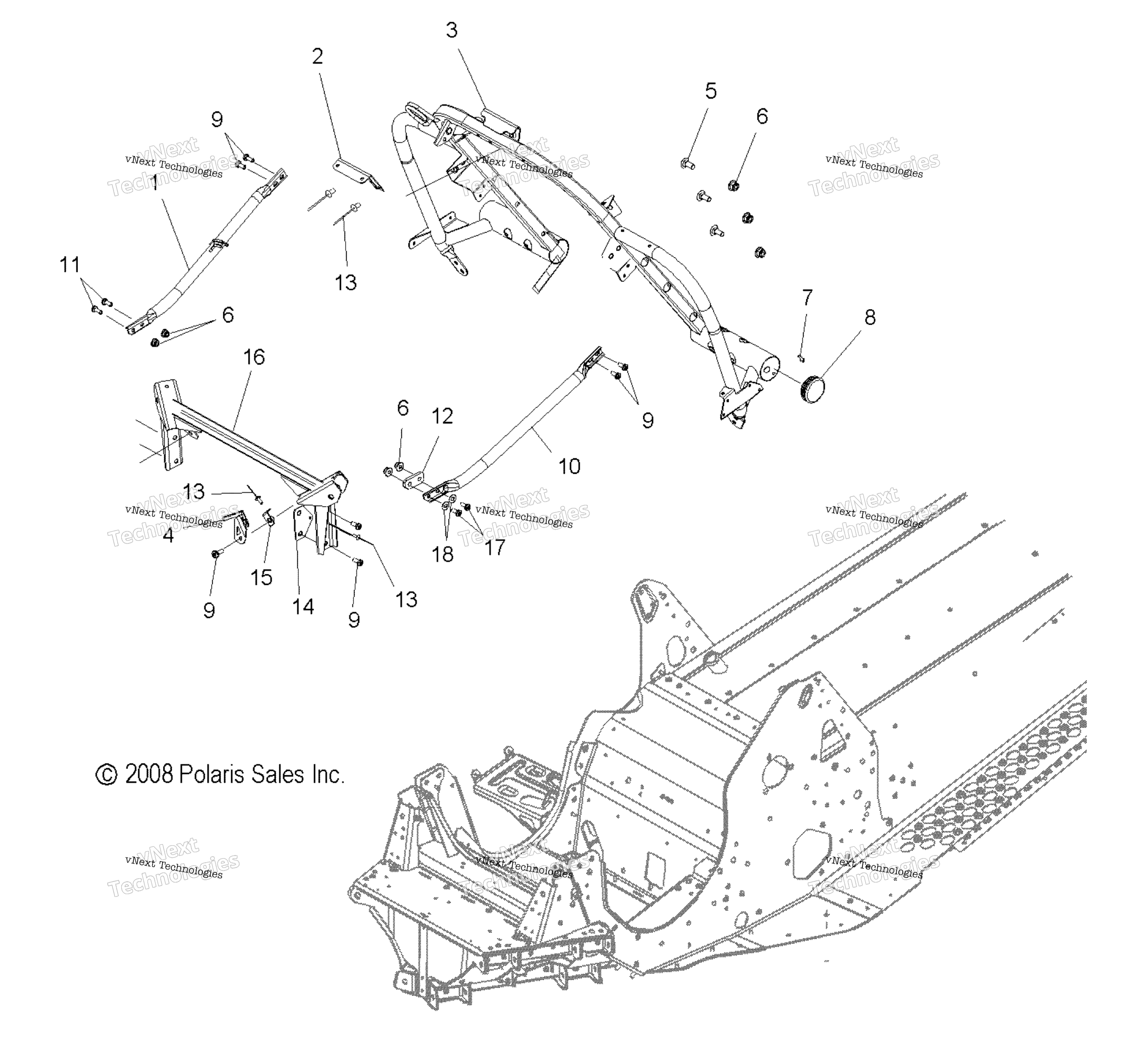Chassis, передний