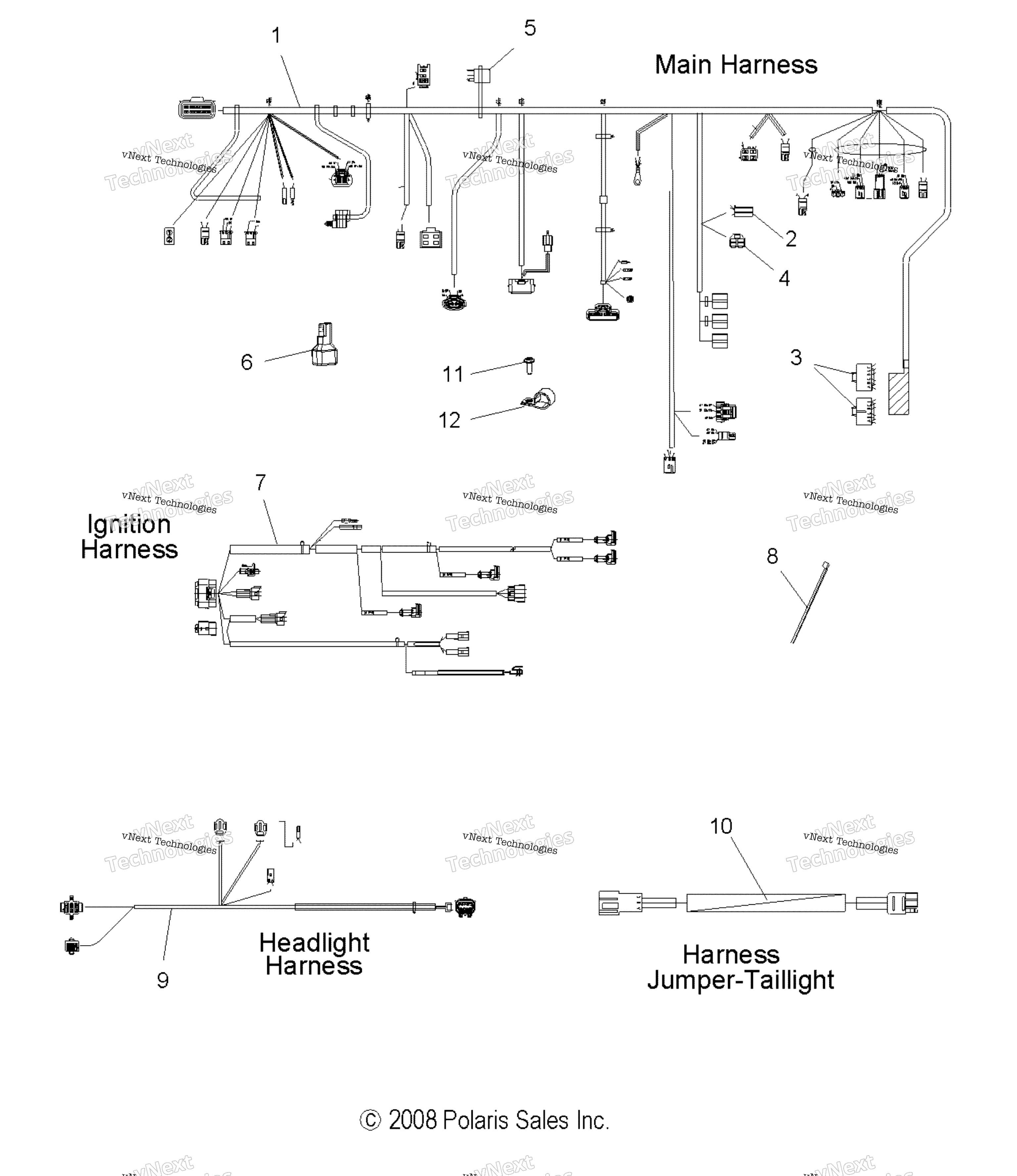 Electrical, Wiring Harnesses All опции