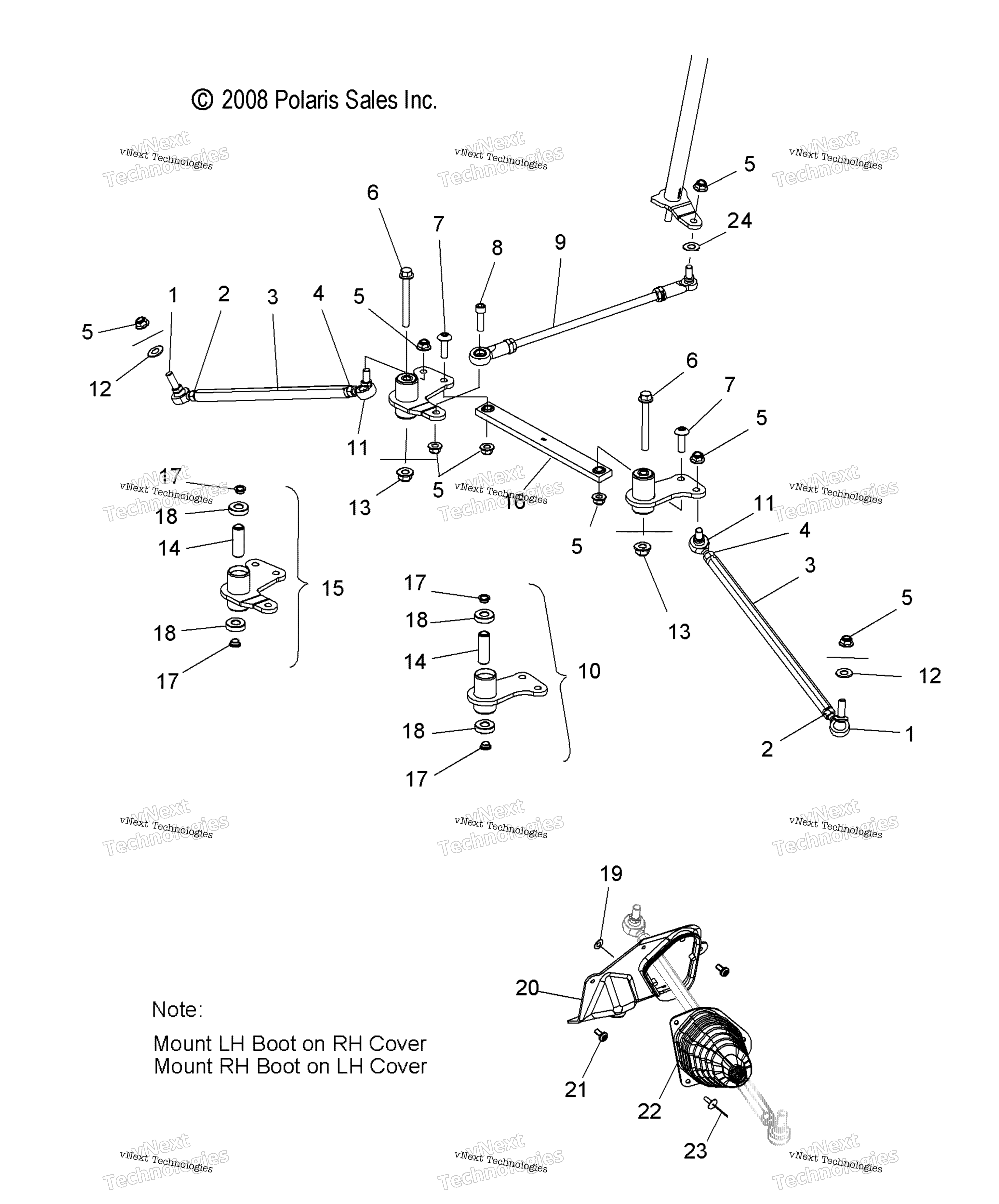 Steering, нижний