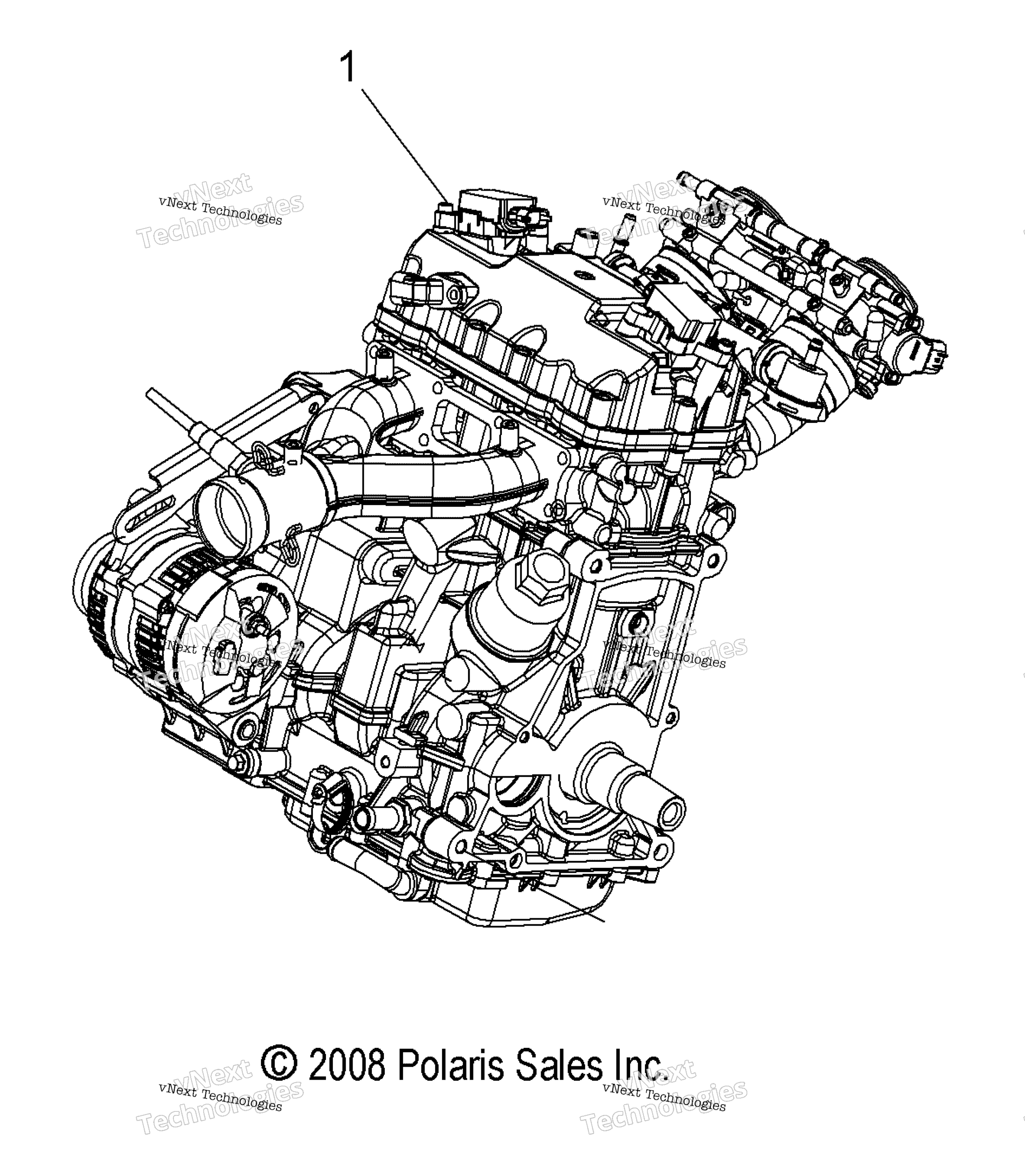 двигатель Short Block