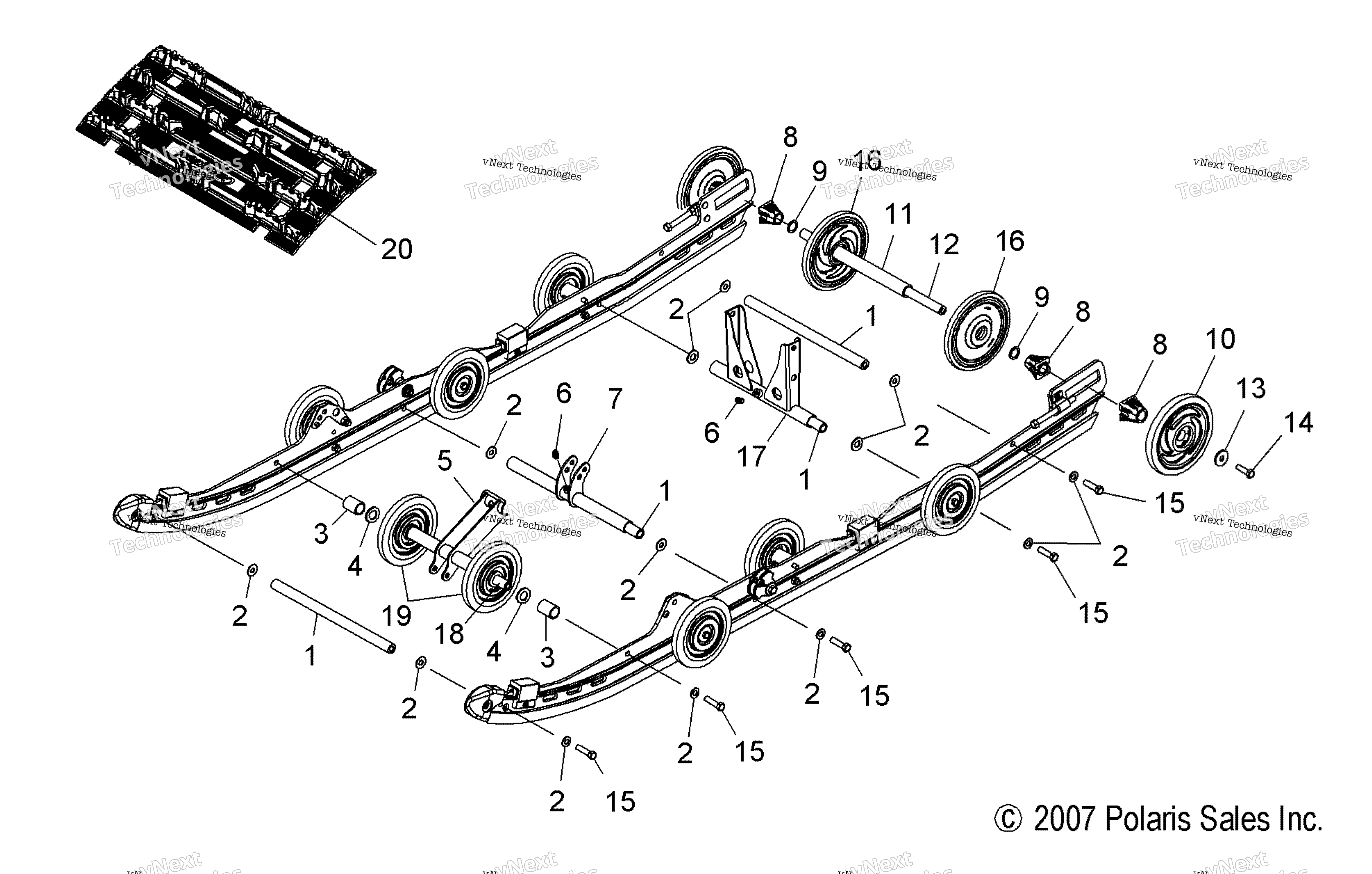 Подвеска, задняя & Track